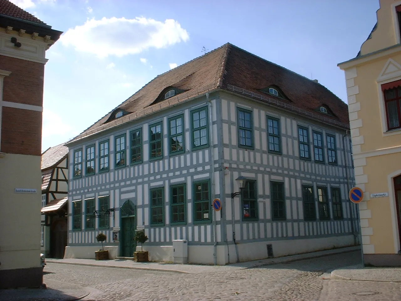 Photo showing: Timber-framed house in Dahme in Brandenburg, Germany