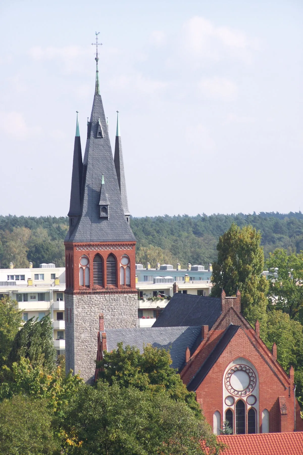 Photo showing: Ev. Genezareth-Kirche in Erkner