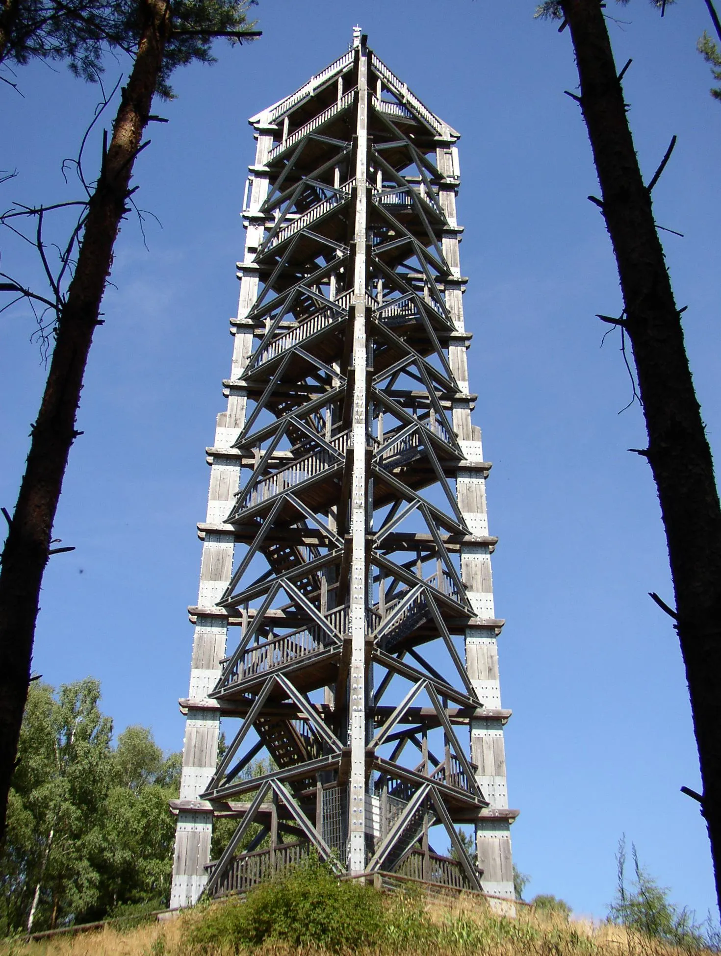 Photo showing: View tower in Heiligengrabe-Blumenthal in Brandenburg, Germany