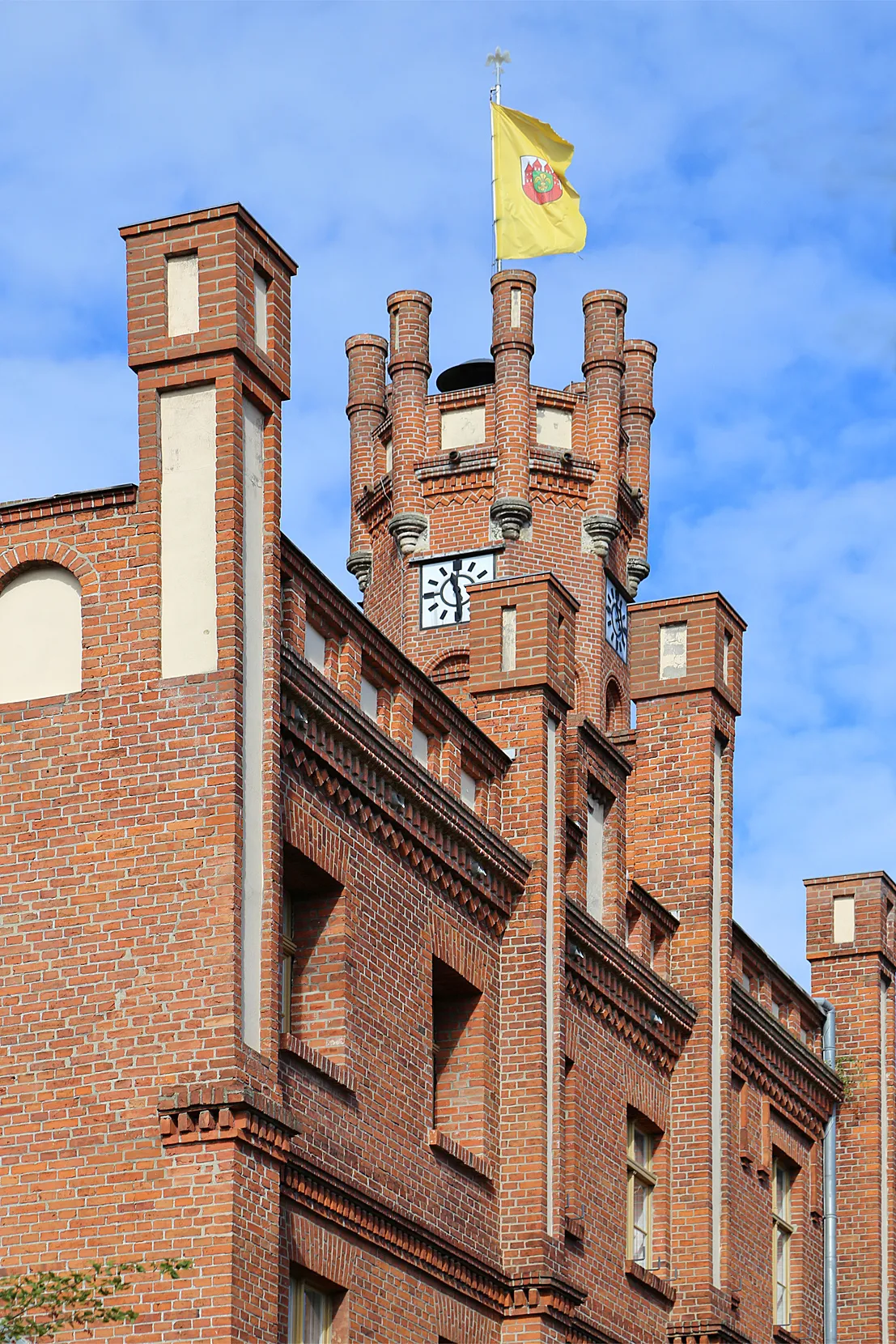 Photo showing: Town Hall in Kyritz: The city Kyritz with around 9500 inhabitants is located in Brandenburg, Germany.