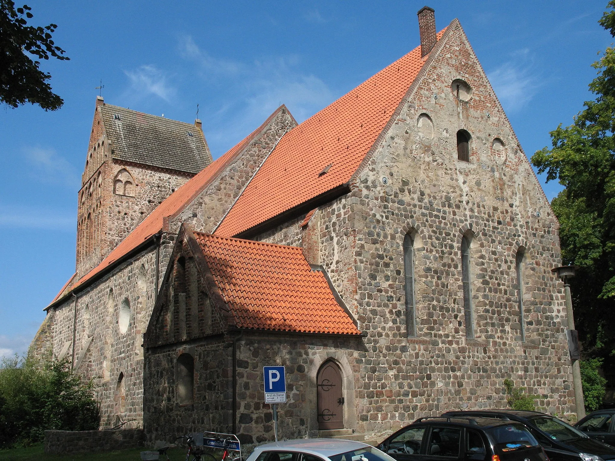 Photo showing: Church in Lychen in Brandenburg, Germany