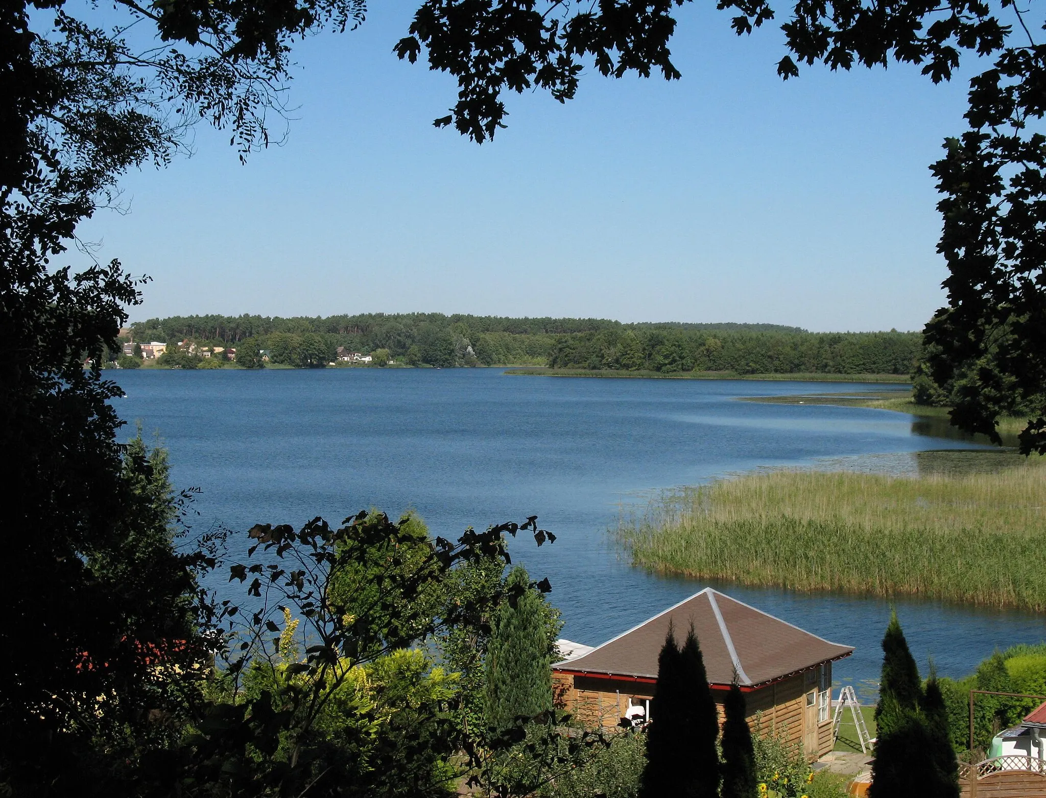 Photo showing: Lake Oberpfuhl in Lychen in Brandenburg, Germany