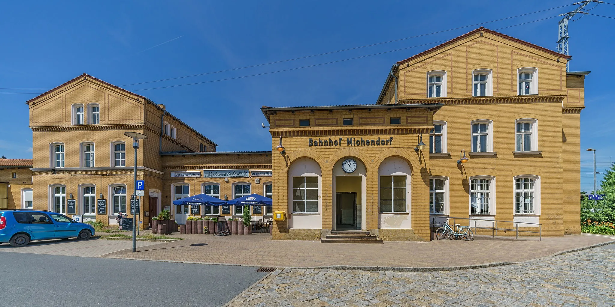 Photo showing: Railway station in Michendorf near Potsdam, Germany
