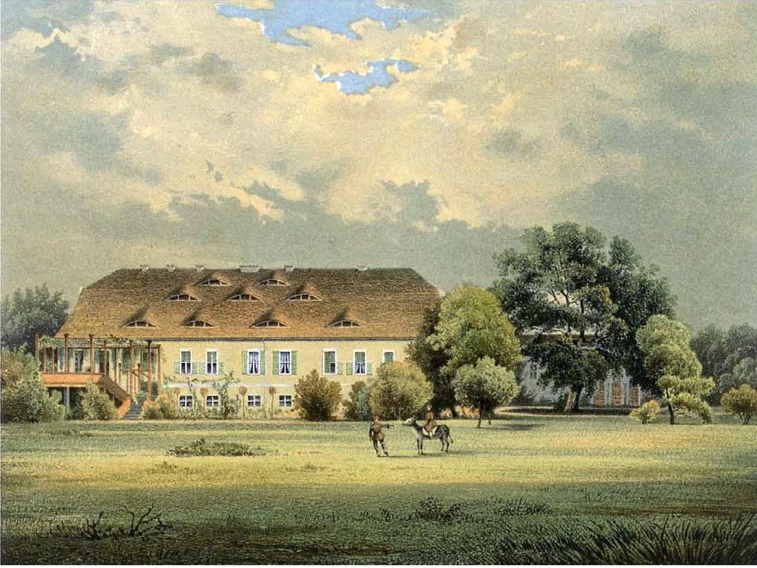 Photo showing: The Manor House in Hoppenrade in Prignitz (nowadays a locality of Plattenburg), Brandenburg, Germany