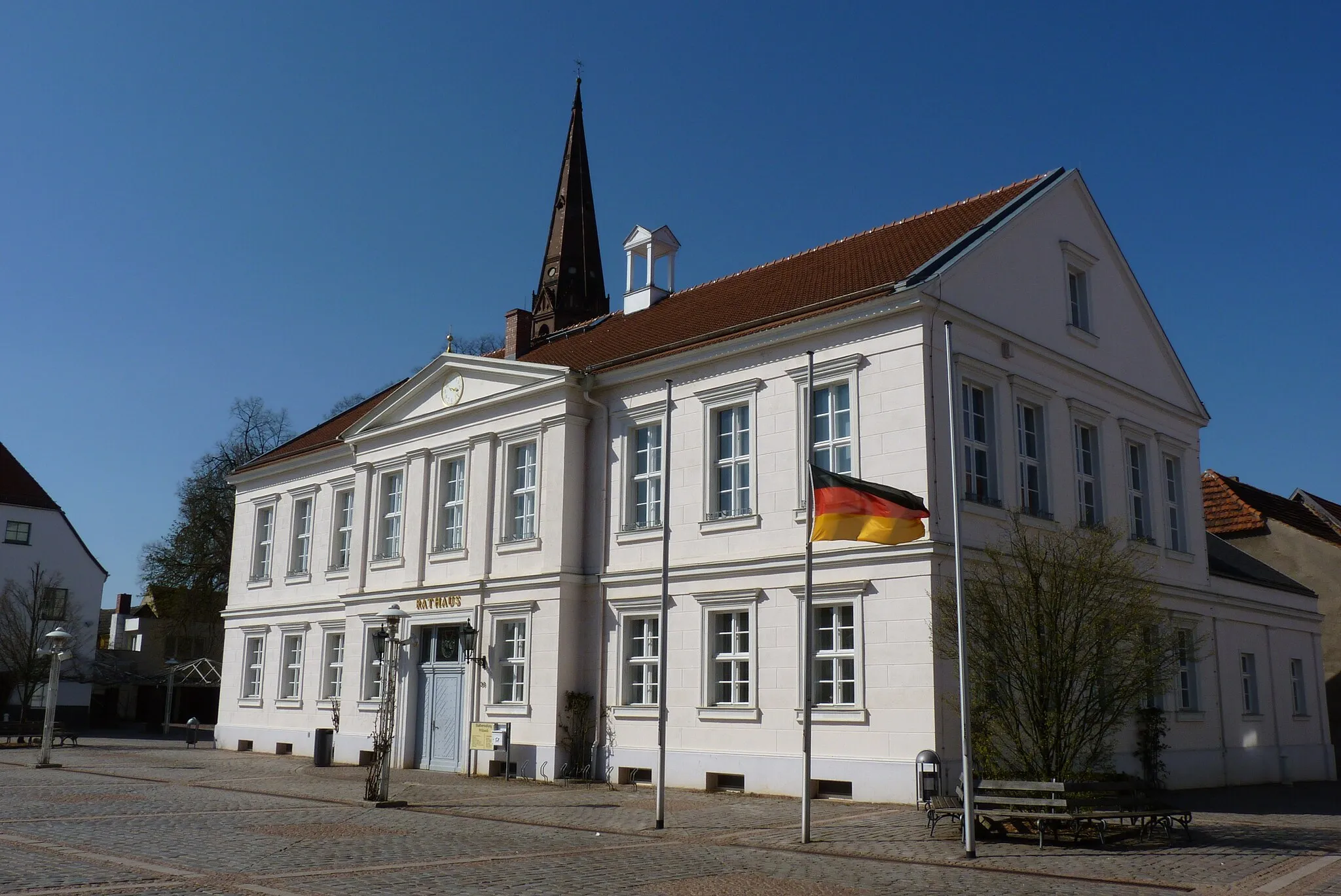 Photo showing: Das Rathaus in Pritzwalk.