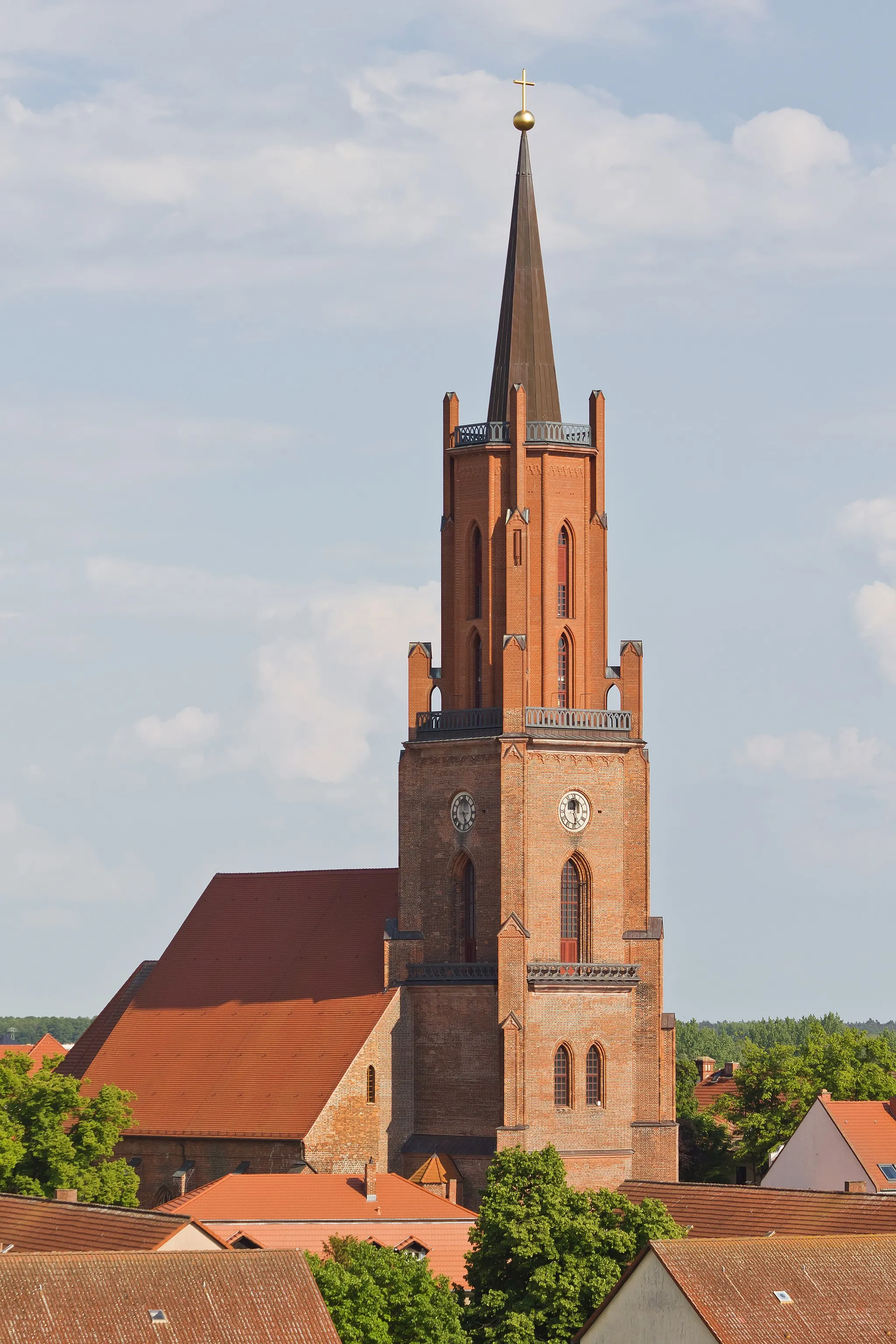 Photo showing: Rathenow, Brandenburg, Germany: view from the balcony of the former warehouse