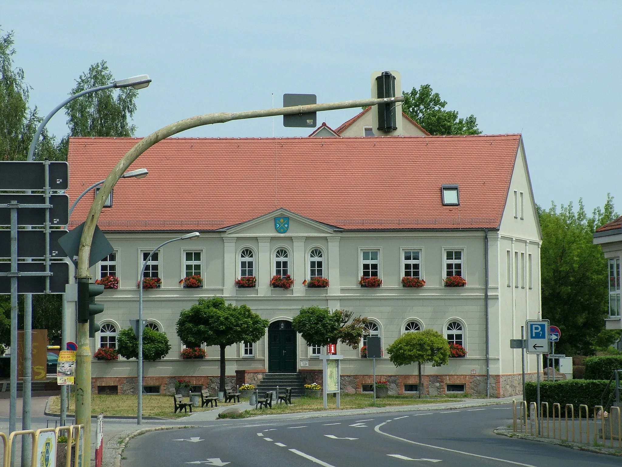 Photo showing: Seelow, Brandenburg, das Rathaus