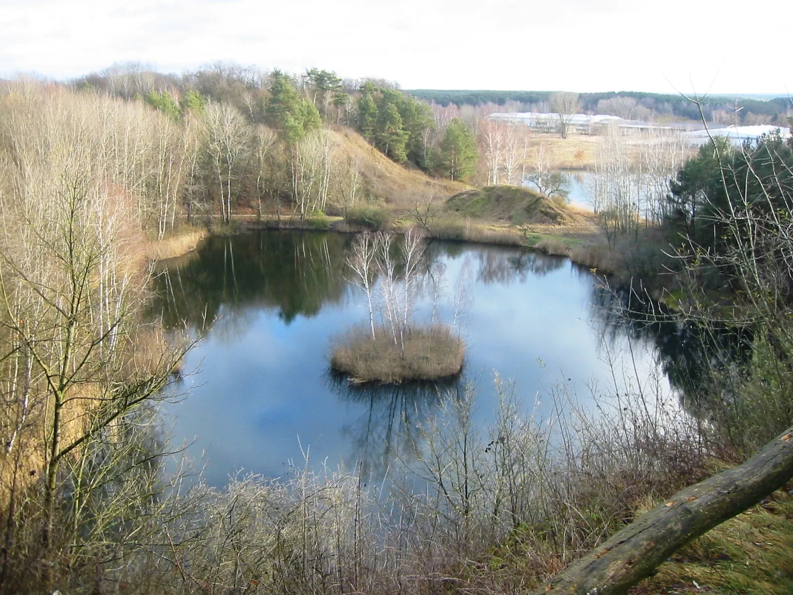 Photo showing: Blick vom Panoramaweg in das Restloch 1 des Naturschutzgebietes „Sperenberger Gipsbrüche“ in Sperenberg, ein Ortsteil der Gemeinde Am Mellensee, Teltow-Fläming, Brandenburg