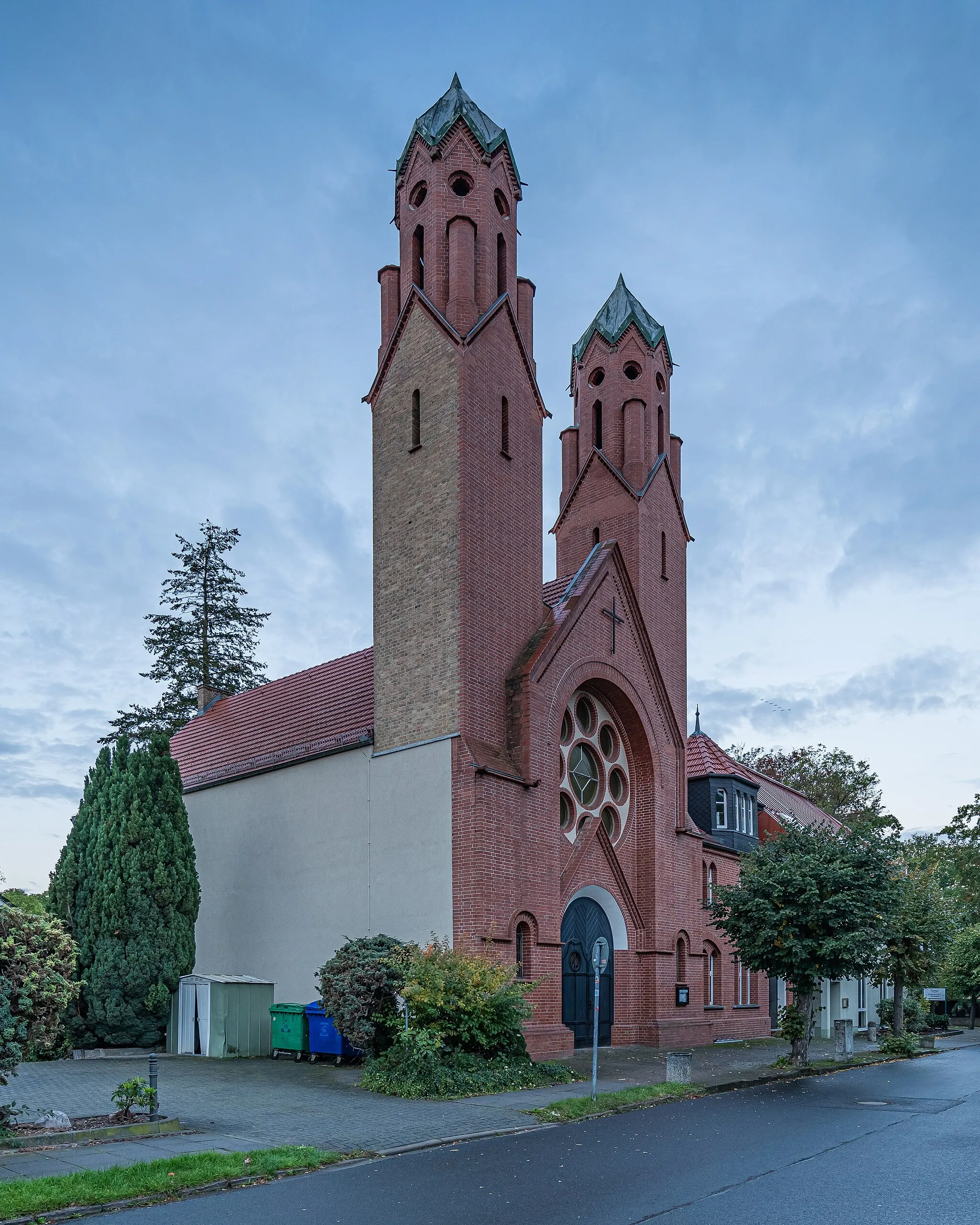 Photo showing: Church of St. Joseph in Trebbin, Brandenburg, Germany