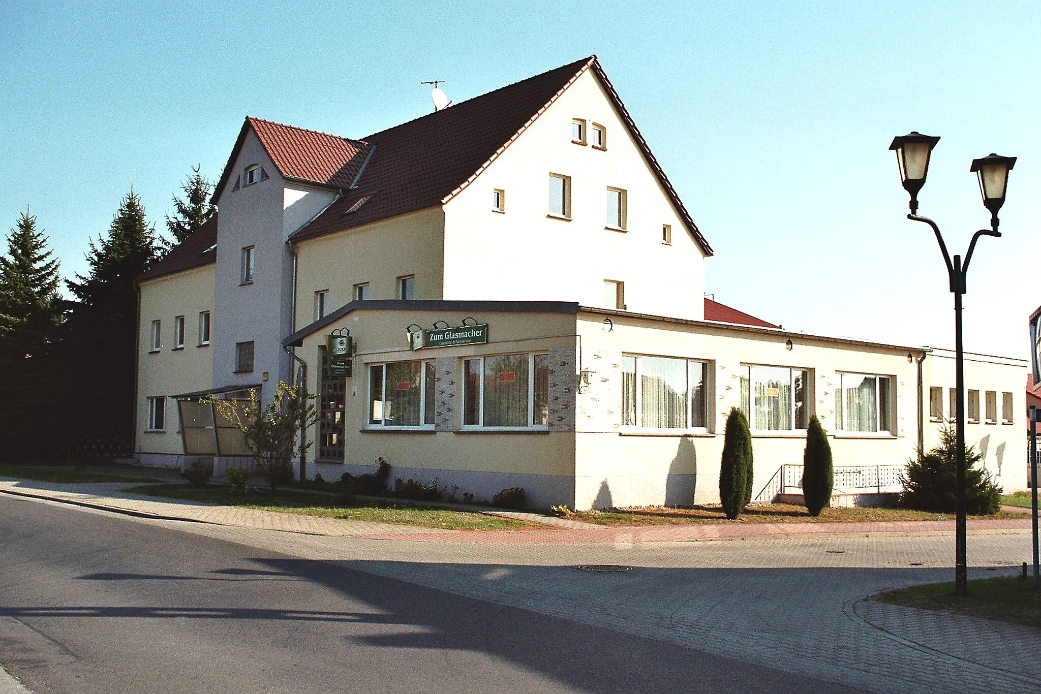 Photo showing: Tschernitz, the inn "Zum Glasmacher"