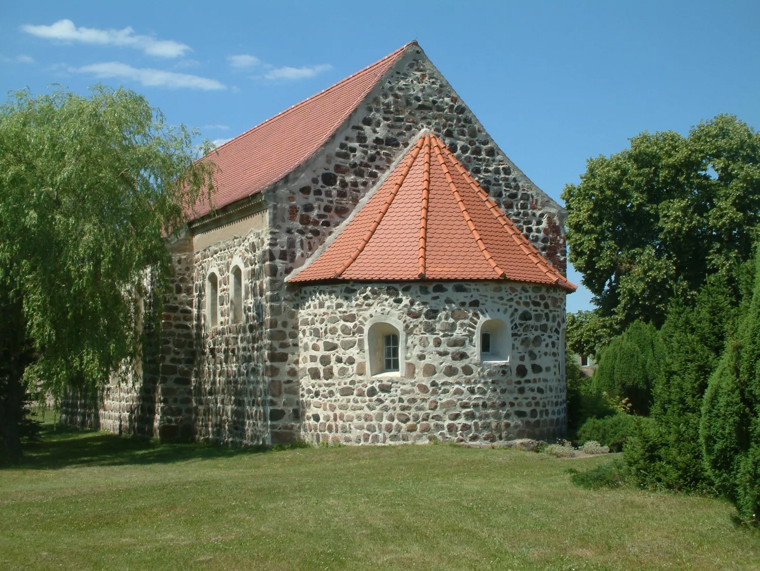 Photo showing: Church in Jeserig/Fläming, Germany, Feldsteinkirche in Jeserig/Fläming, Brandenburg