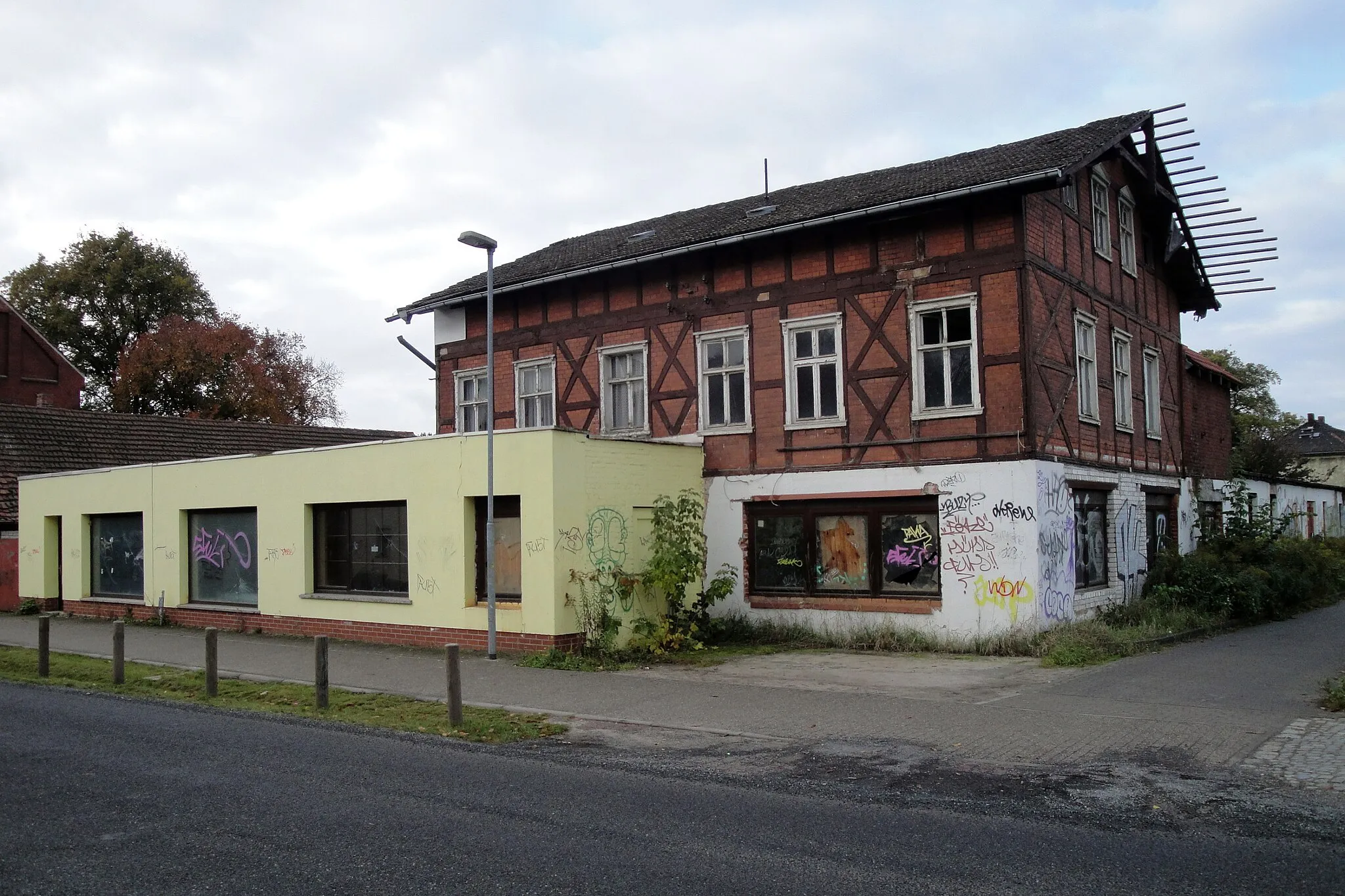 Photo showing: Ehemalige Gaststätte Elster in Wusterwitz