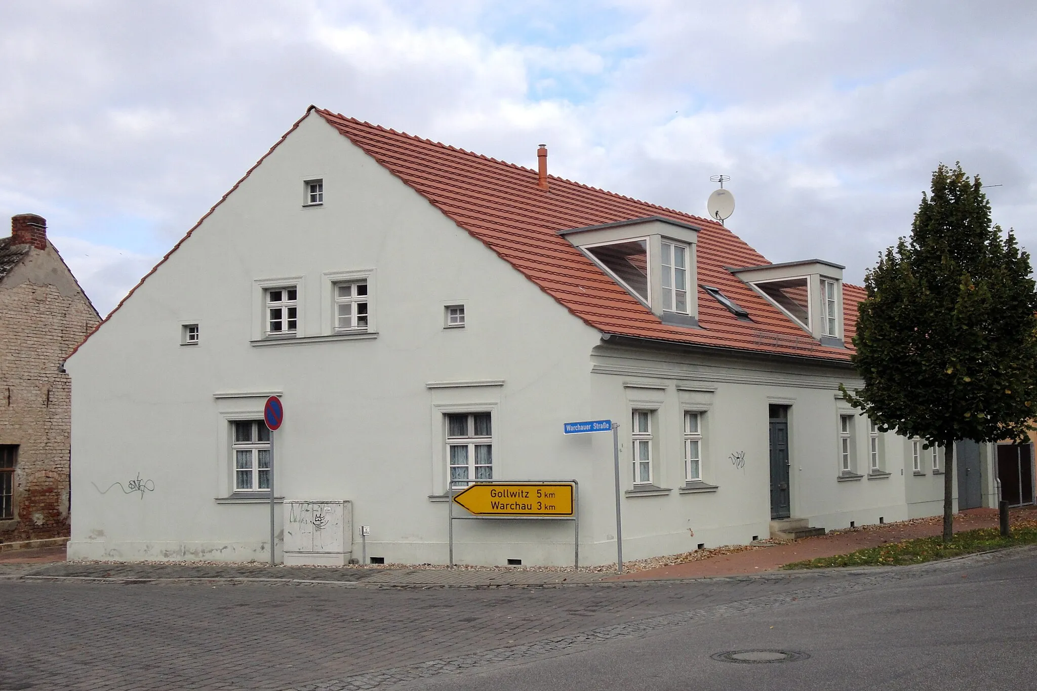 Photo showing: Hauptstraße 56 (Ecke Warchauer Straße) Wusterwitz