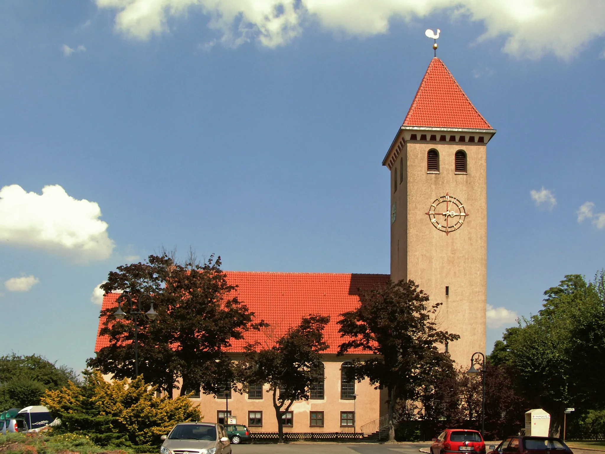 Photo showing: Ev. Martin-Luther-Kirche in Neu Büddenstedt, Landkreis Helmstedt