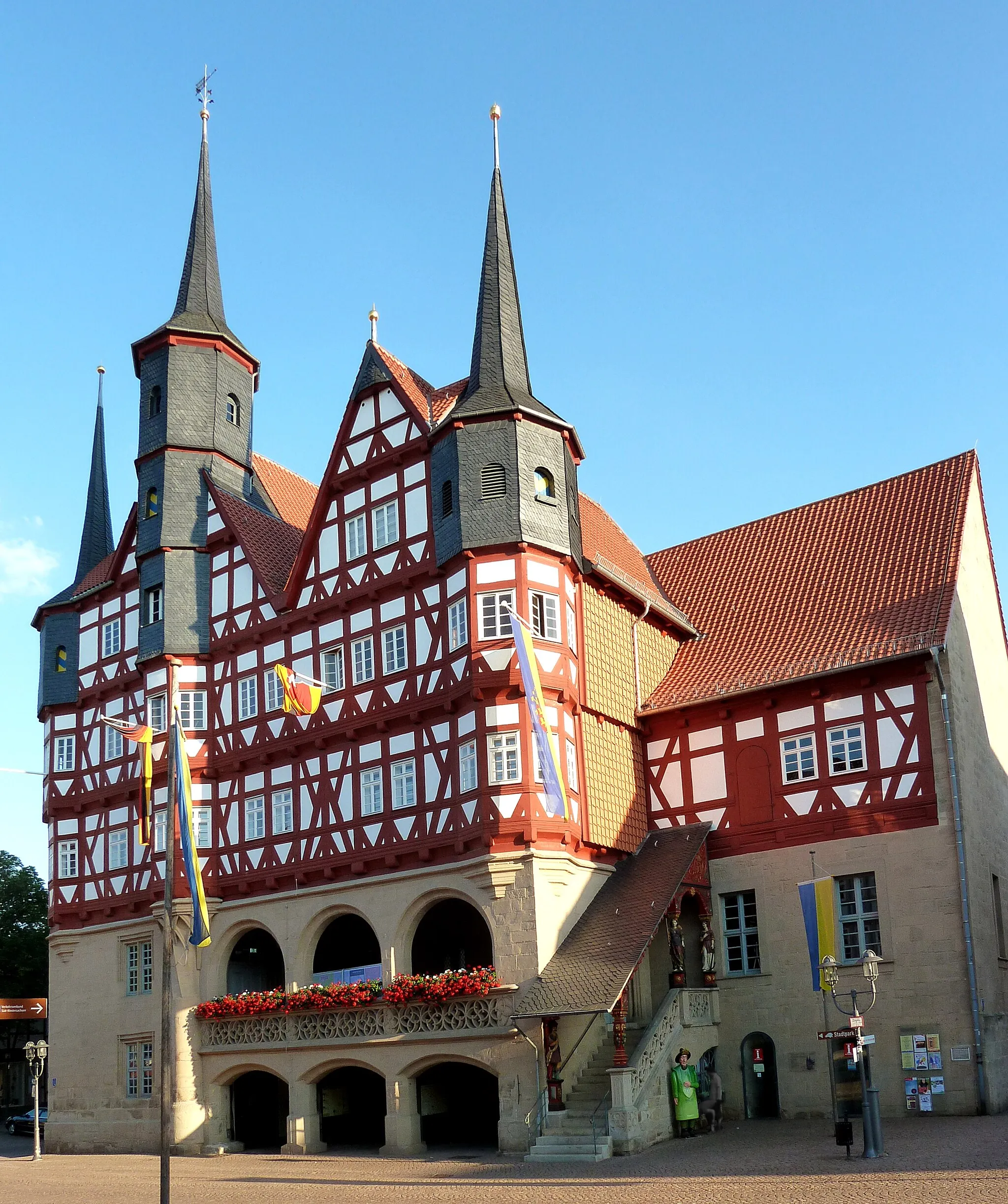 Photo showing: Rathaus im Zentrum von Duderstadt