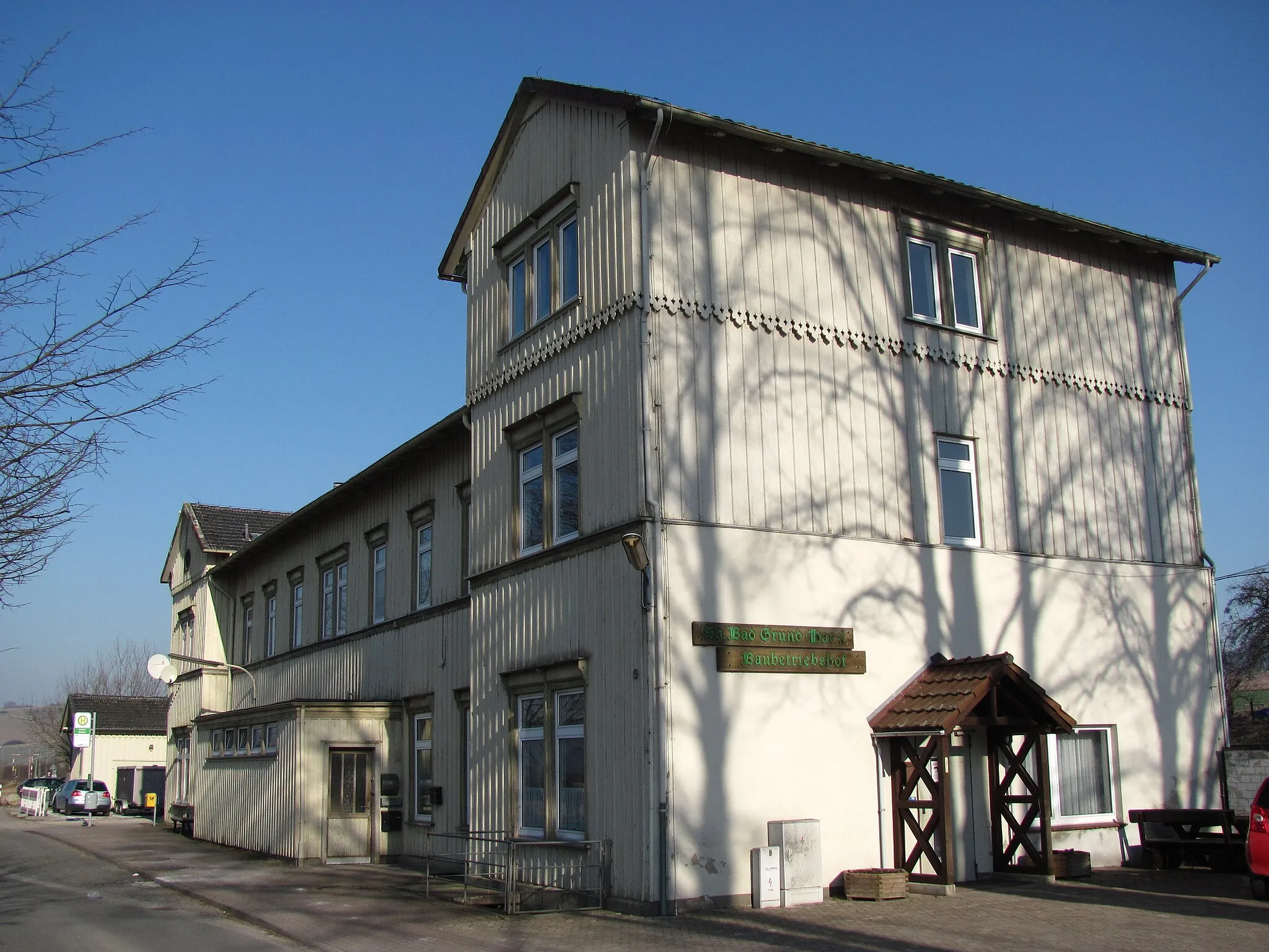 Photo showing: Historic railway station, Gittelde, Lower Saxony, Germany