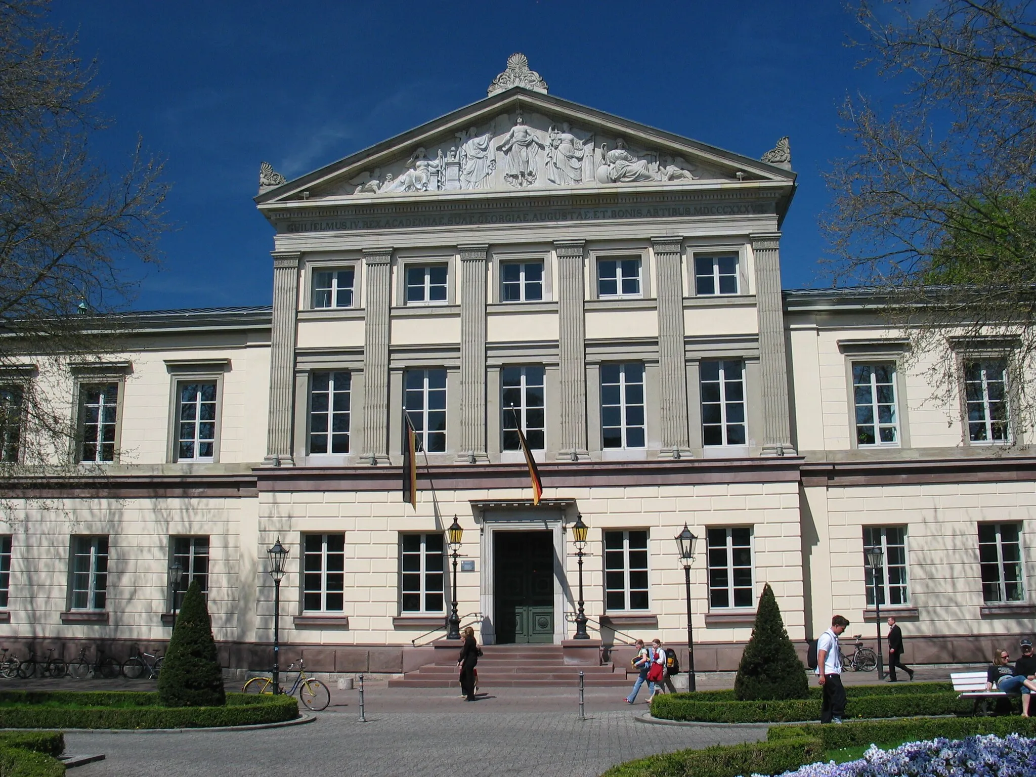 Photo showing: Great Hall (Aula) of Göttingen University, Wilhelmsplatz, Göttingen, Germany.