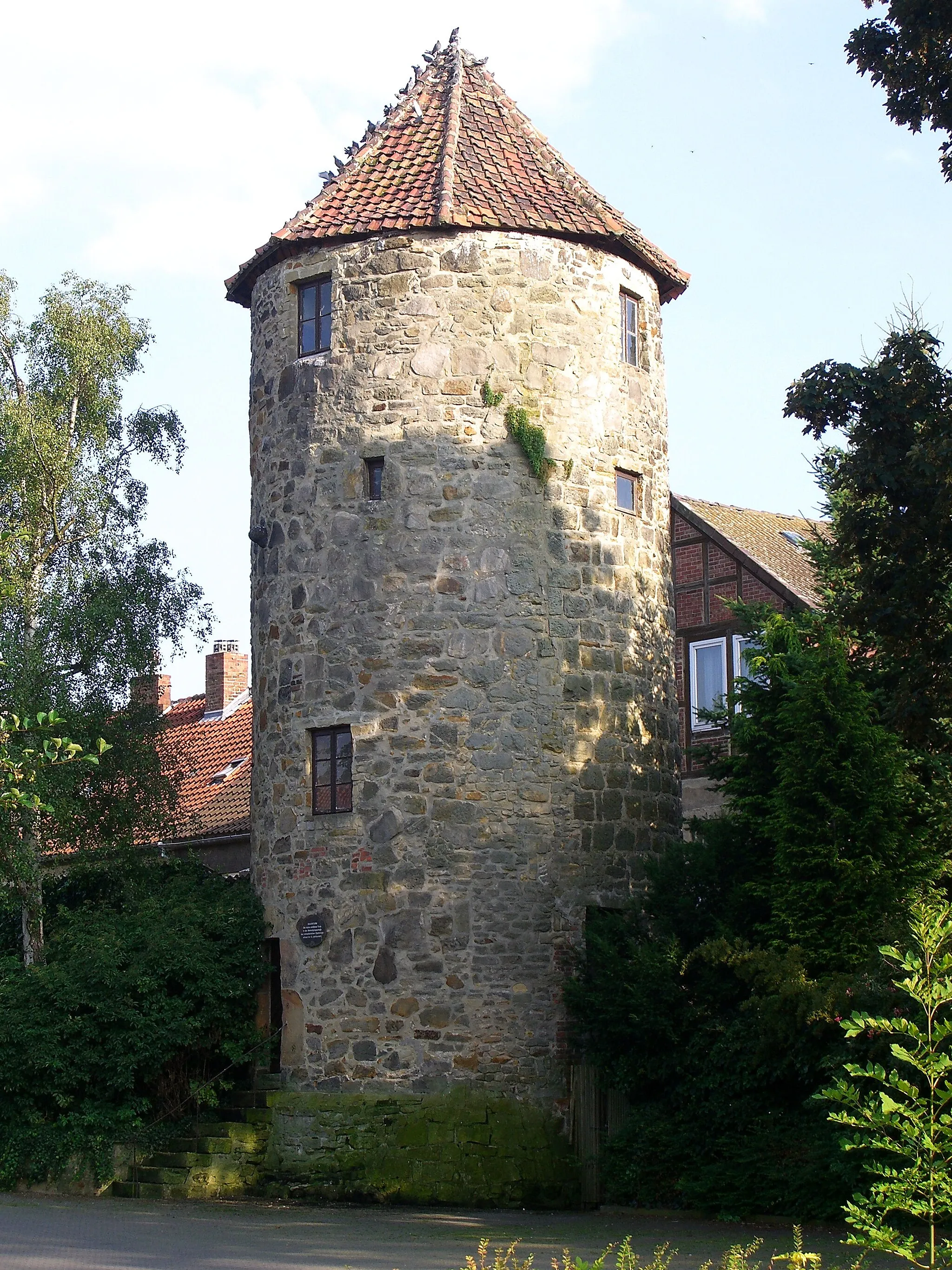 Photo showing: the 'Eulenturm' (owl tower) in Helmstedt