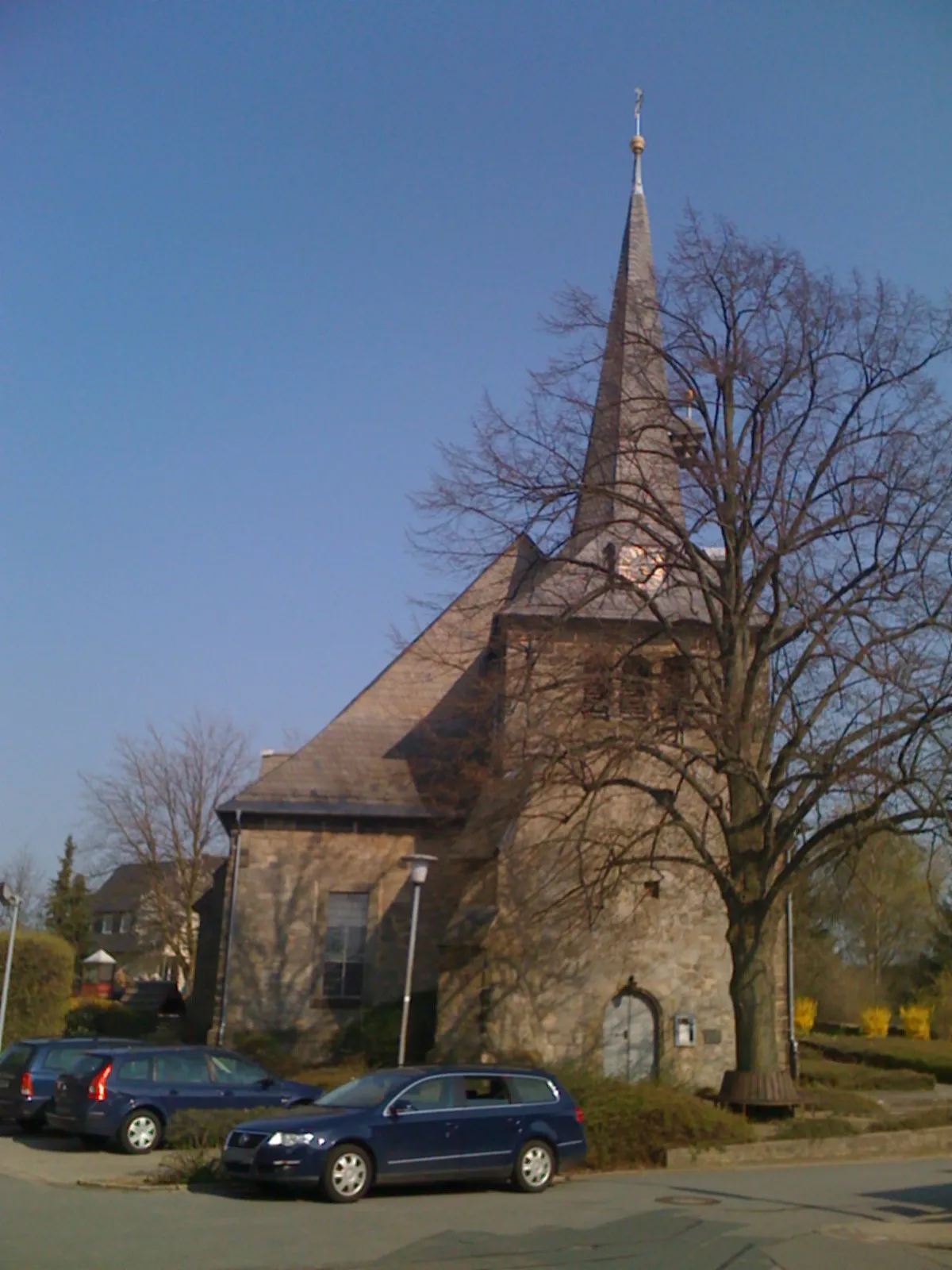 Photo showing: St. Andreaskirche in Langeslheim von Westen