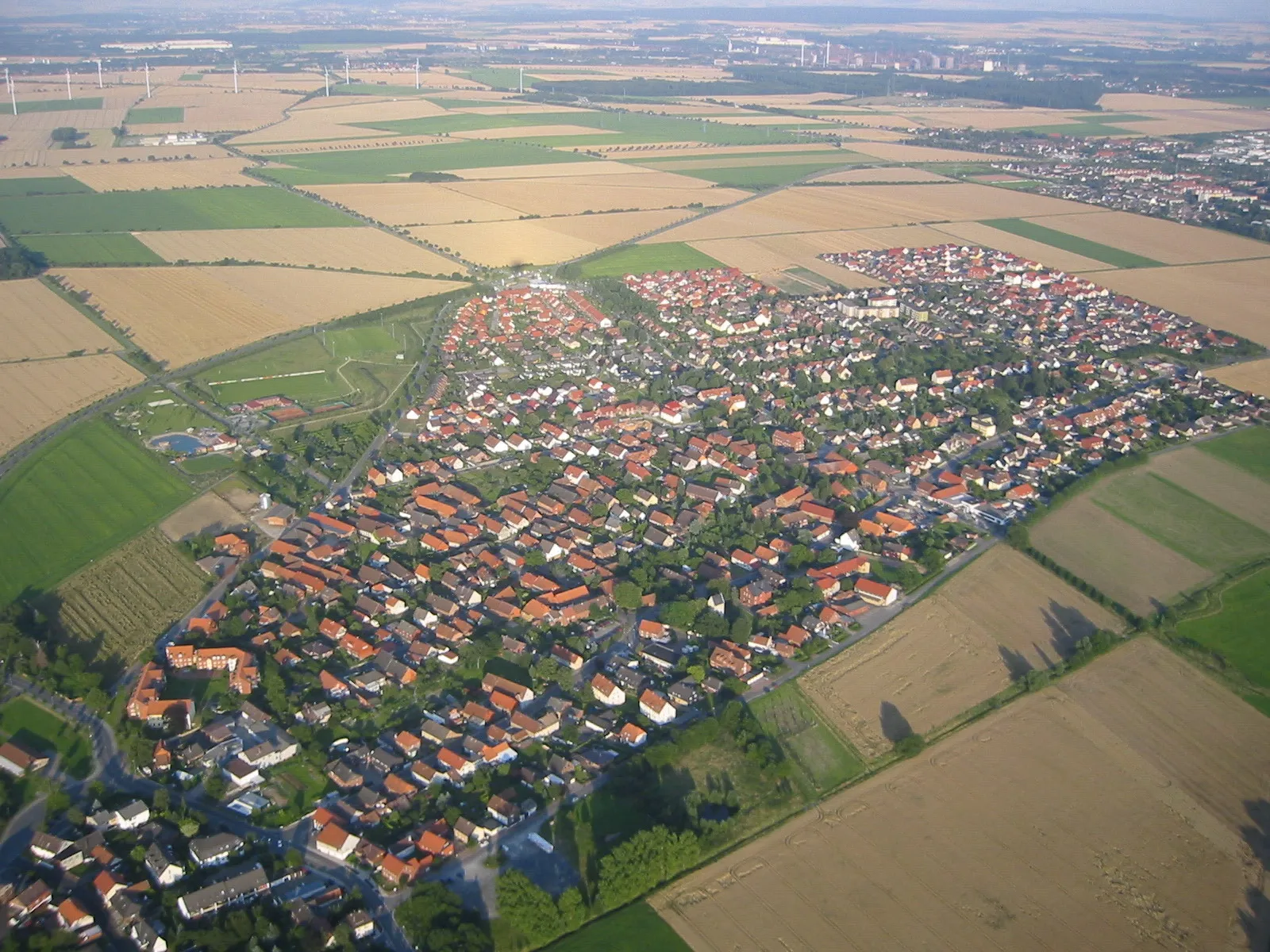 Photo showing: Luftbild von Broistedt, Gemeinde Lengede