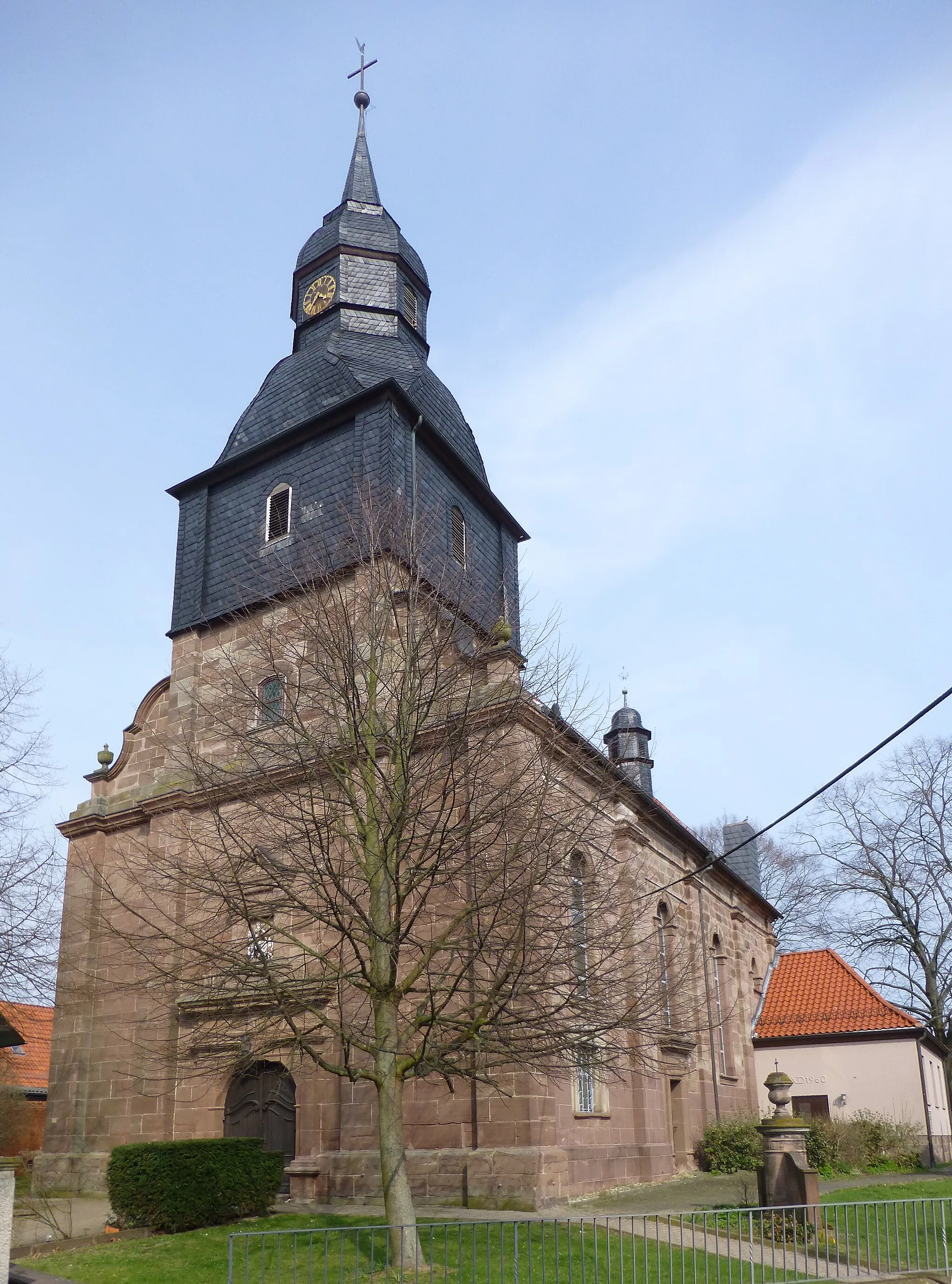 Photo showing: Katholische Pfarrkirche St. Martin in Seeburg im Eichsfeld, Landkreis Göttingen, Niedersachsen. Erbaut 1786-93