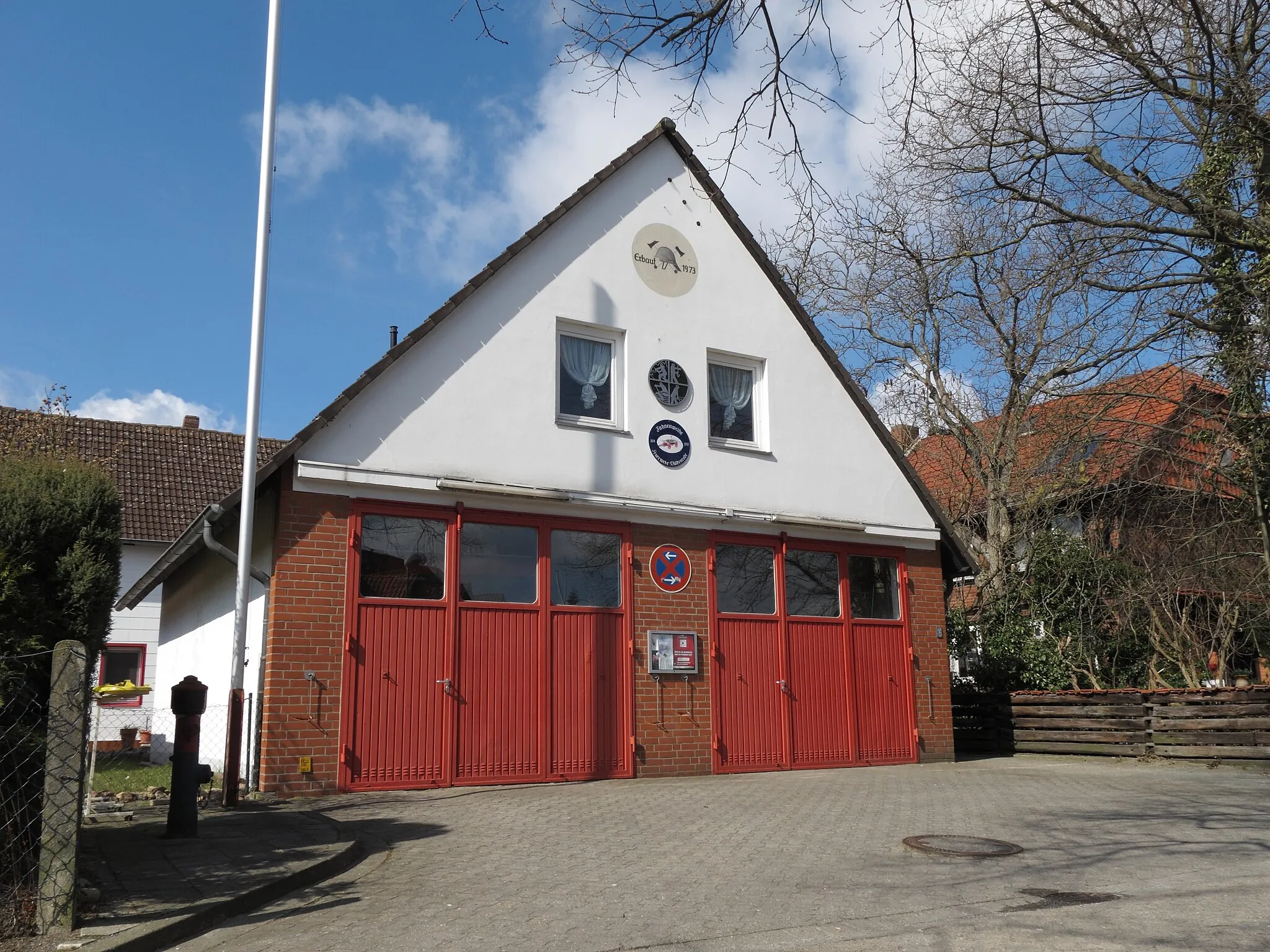 Photo showing: Braunschweig Völkenrode, Pöttgerbrink 6, Feuerwehrhaus