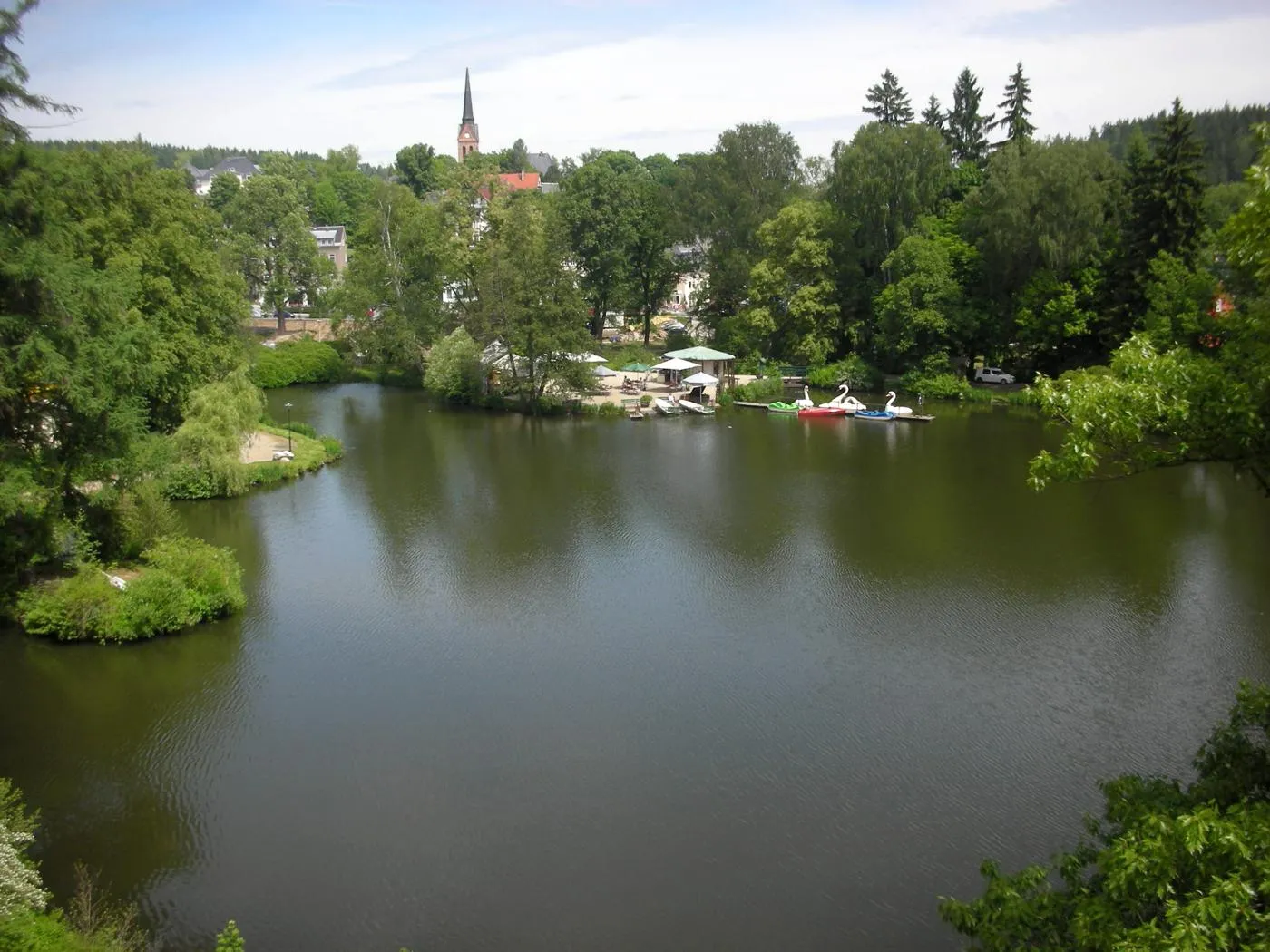Photo showing: Luisesee in Bad Elster (Vogtland)