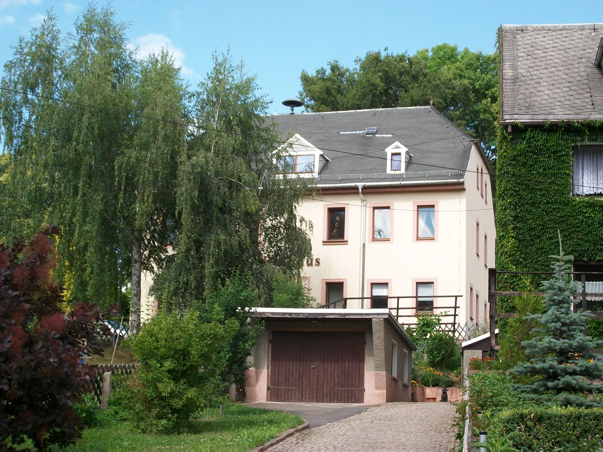 Photo showing: Rathaus Bernsdorf (Landkreis Zwickau)