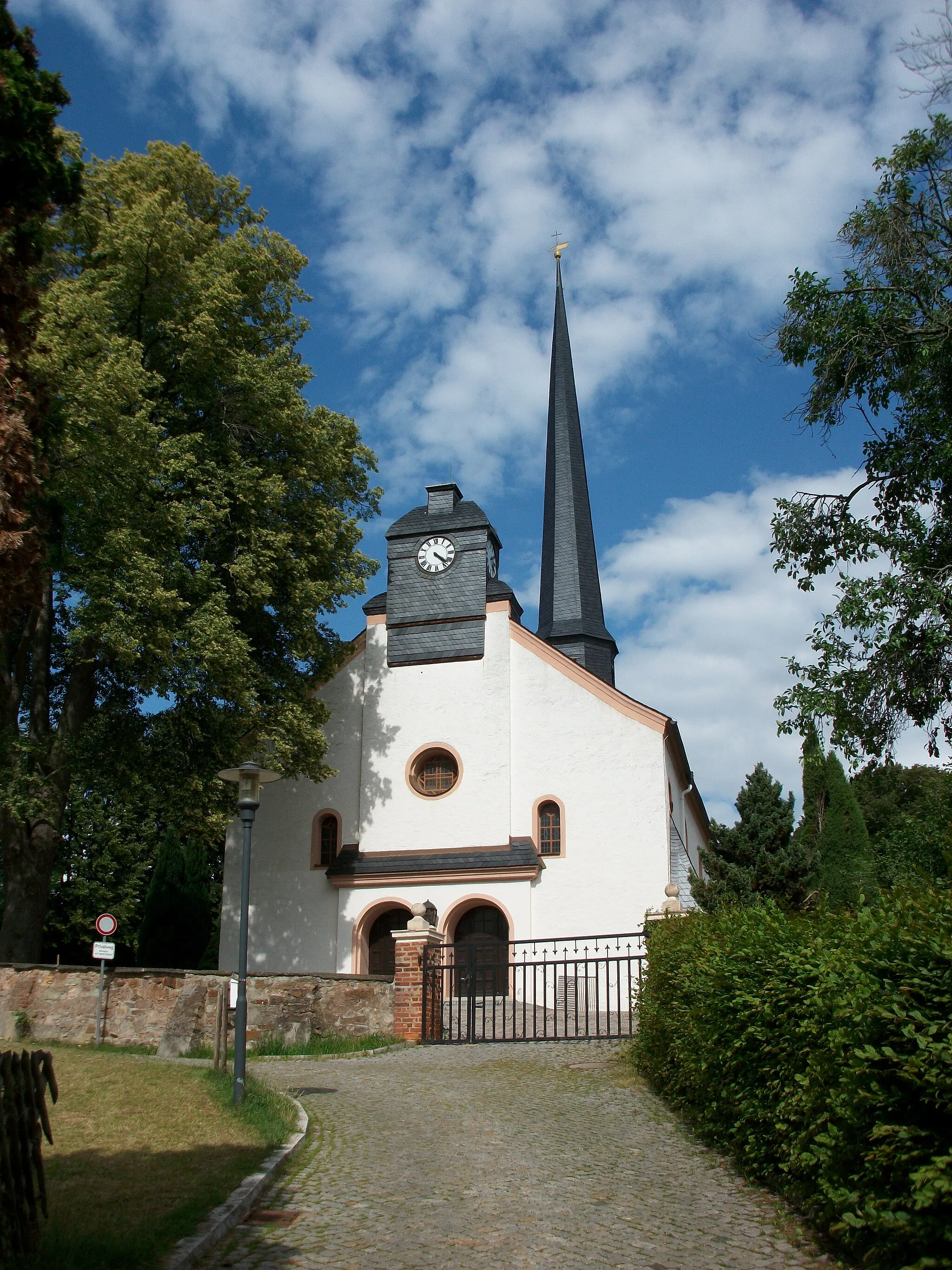 Photo showing: Kirche Bernsdorf (Landreis Zwickau)