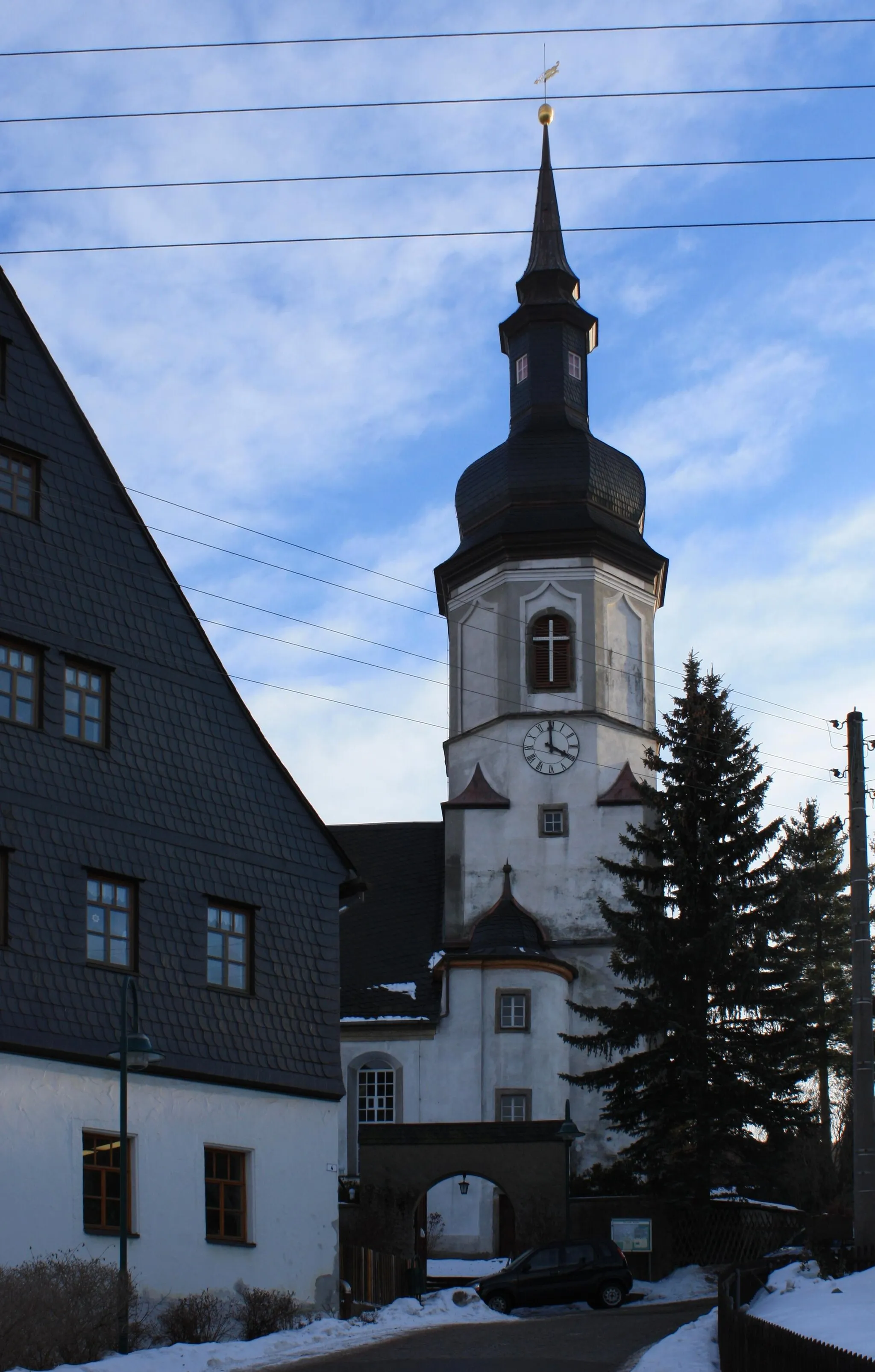Photo showing: Bockau church