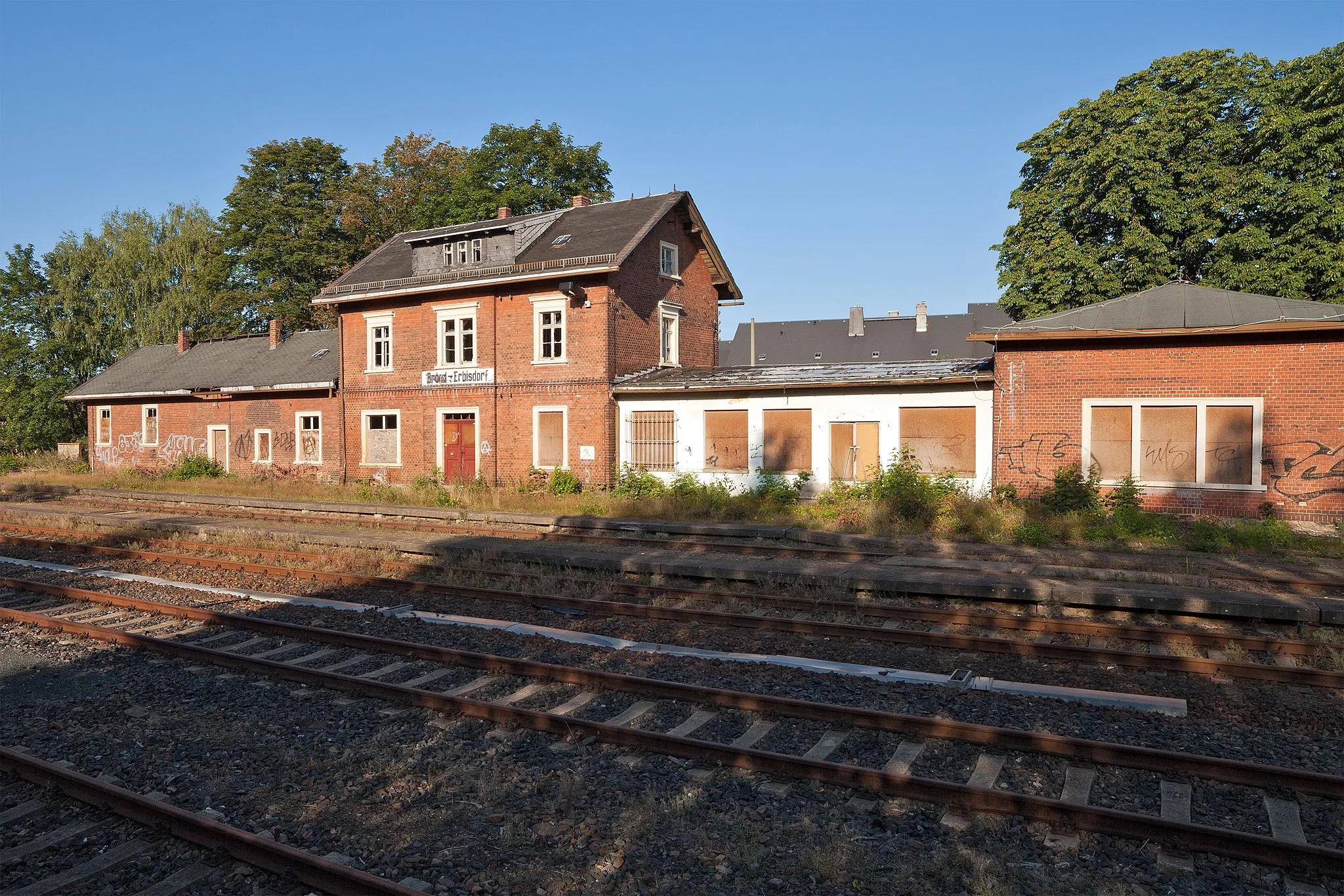 Photo showing: Brand-Erbisdorf, railway station