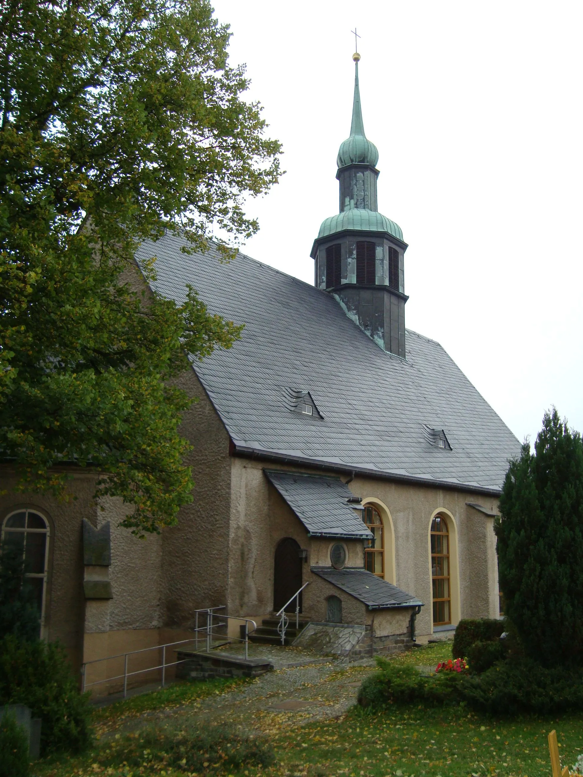 Photo showing: Dreifaltigkeitskirche Crottendorf