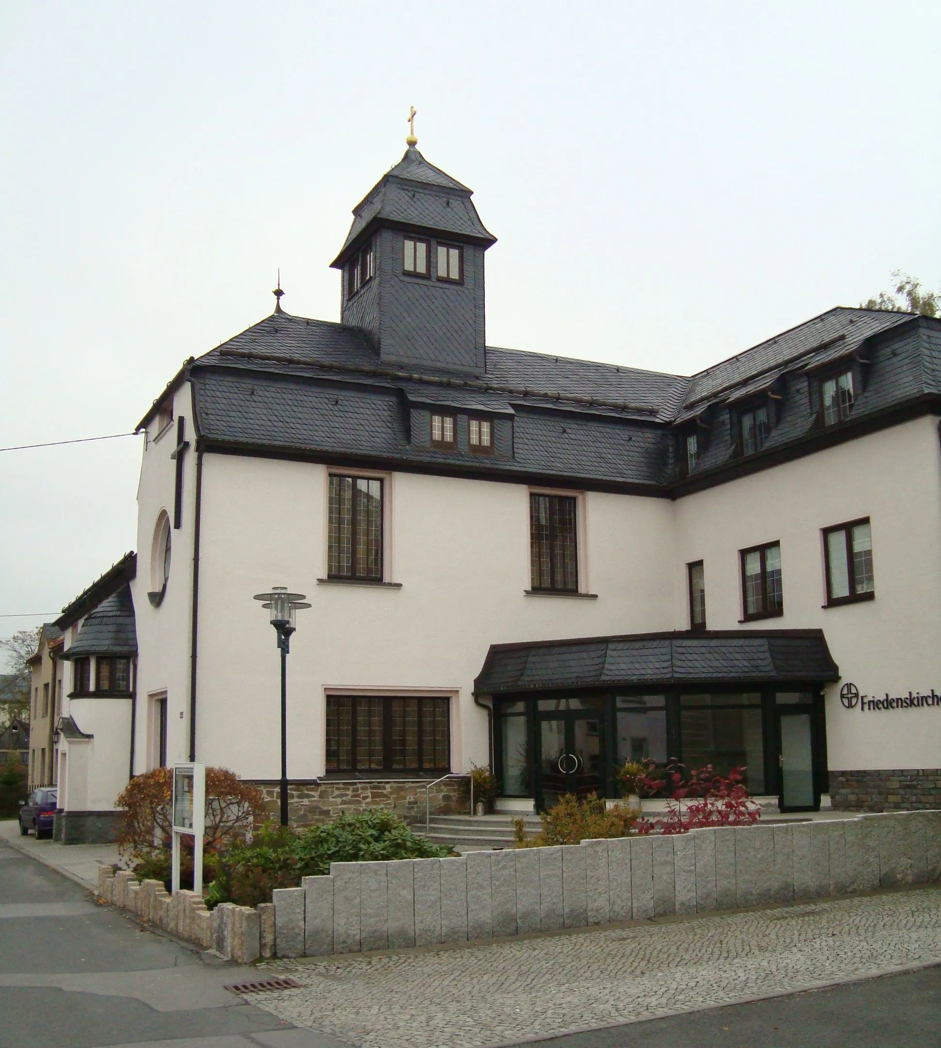 Photo showing: Evangelisch-methodistische Friedenskirche in Crottendorf