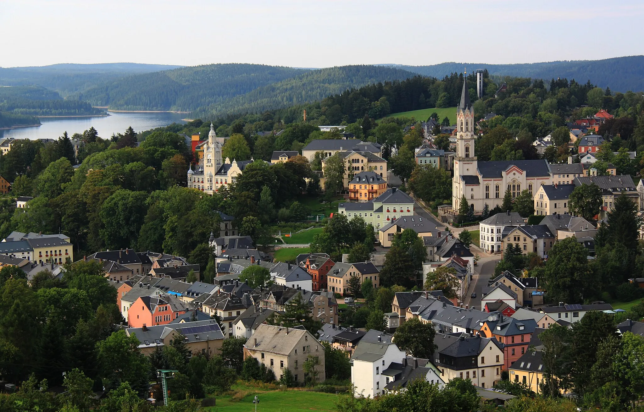 Photo showing: Blick auf Eibenstock