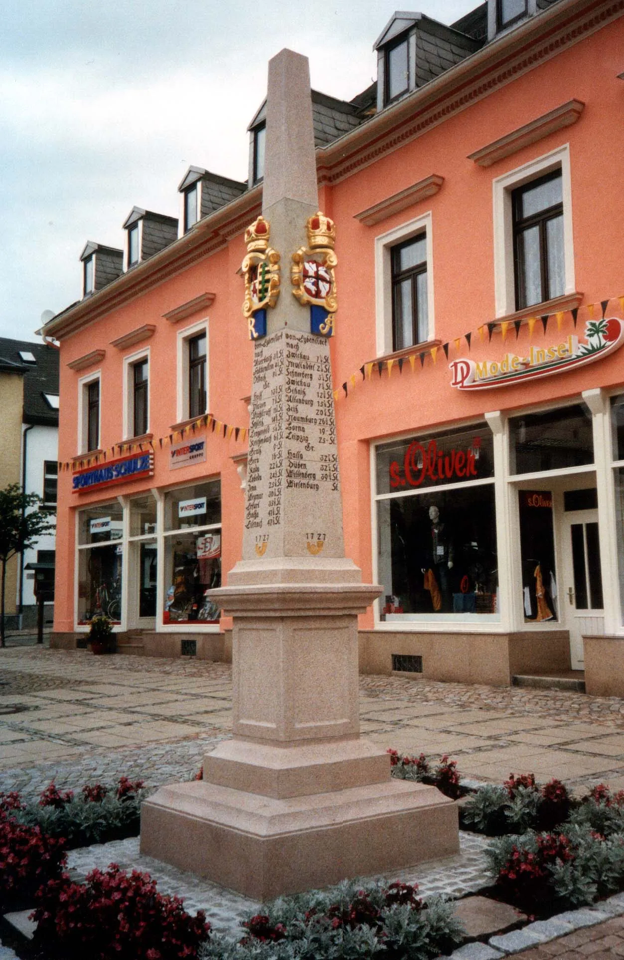 Photo showing: Distanzsäule Eibenstock