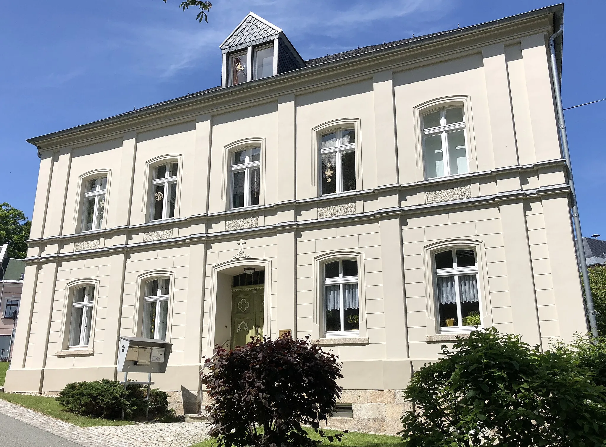 Photo showing: Clergy house Am Markt 2 Falkenstein