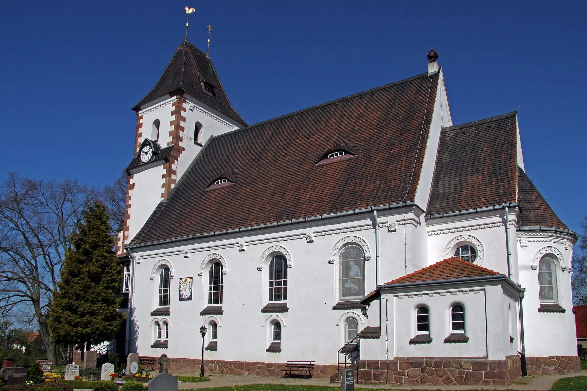 Photo showing: Großweitzschen, Kirche St. Martin