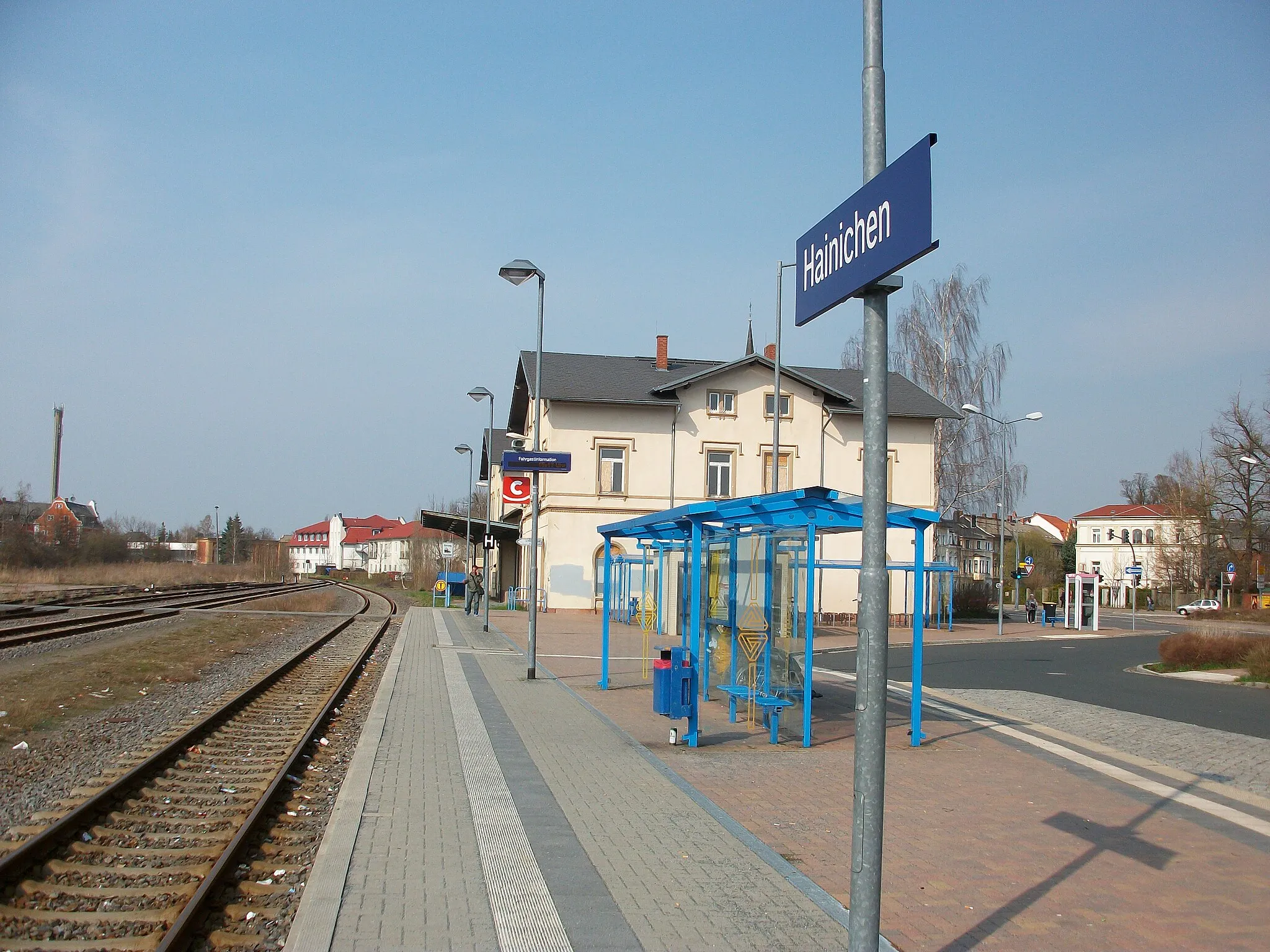 Photo showing: Bahnhof Hainichen (2016)