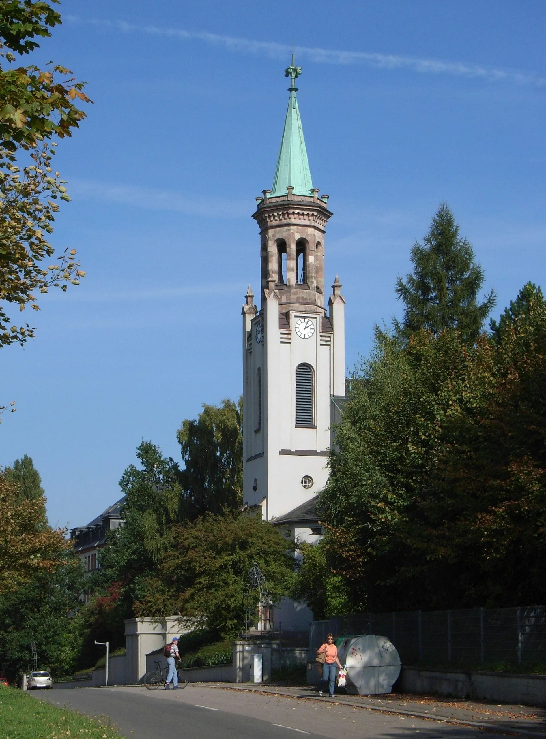 Photo showing: Trinity Church Chemnitz-Hilbersdorf