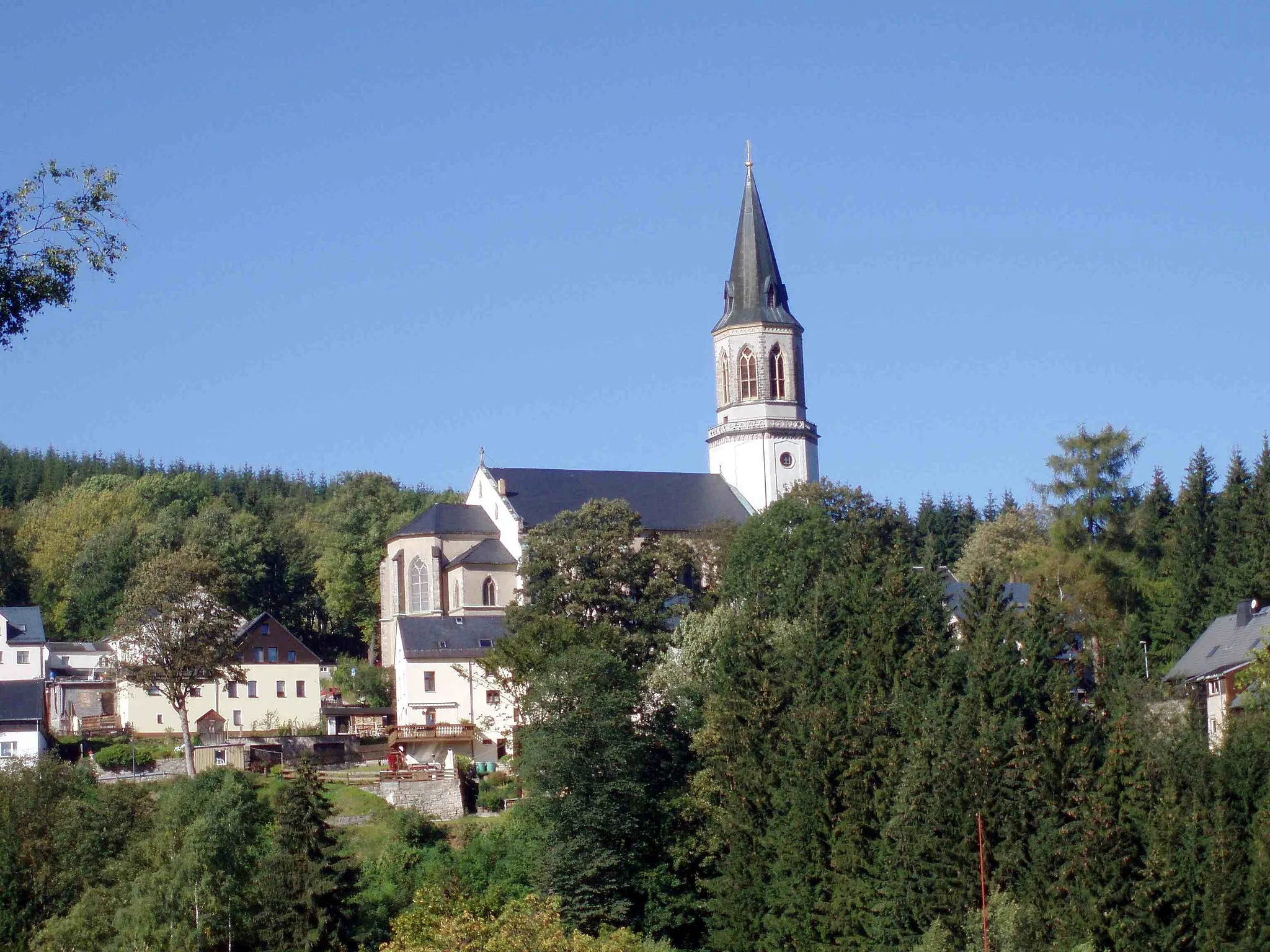 Photo showing: Exulantenkirche Johanngeorgenstadt