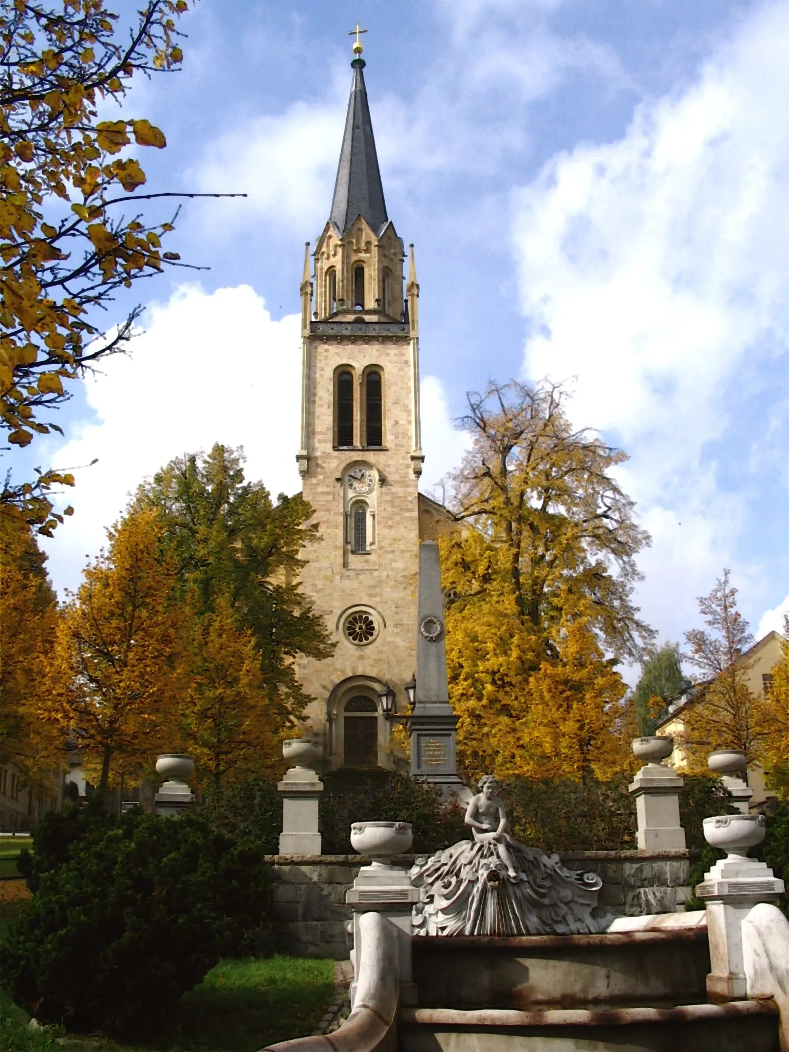 Photo showing: St.-Aegidius-Kirche in Lengenfeld / Vogtland