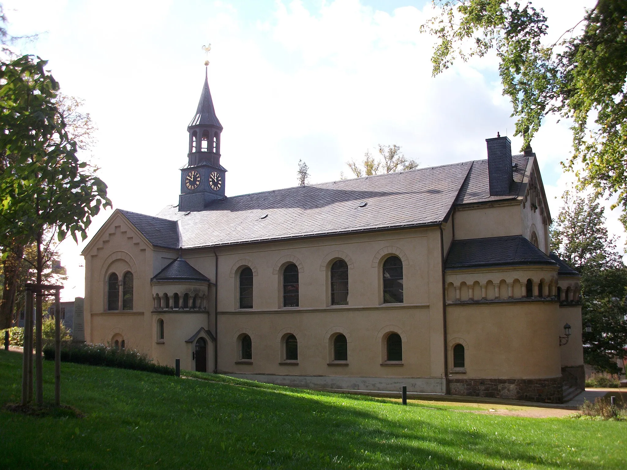 Photo showing: Kreuzkirche Lugau