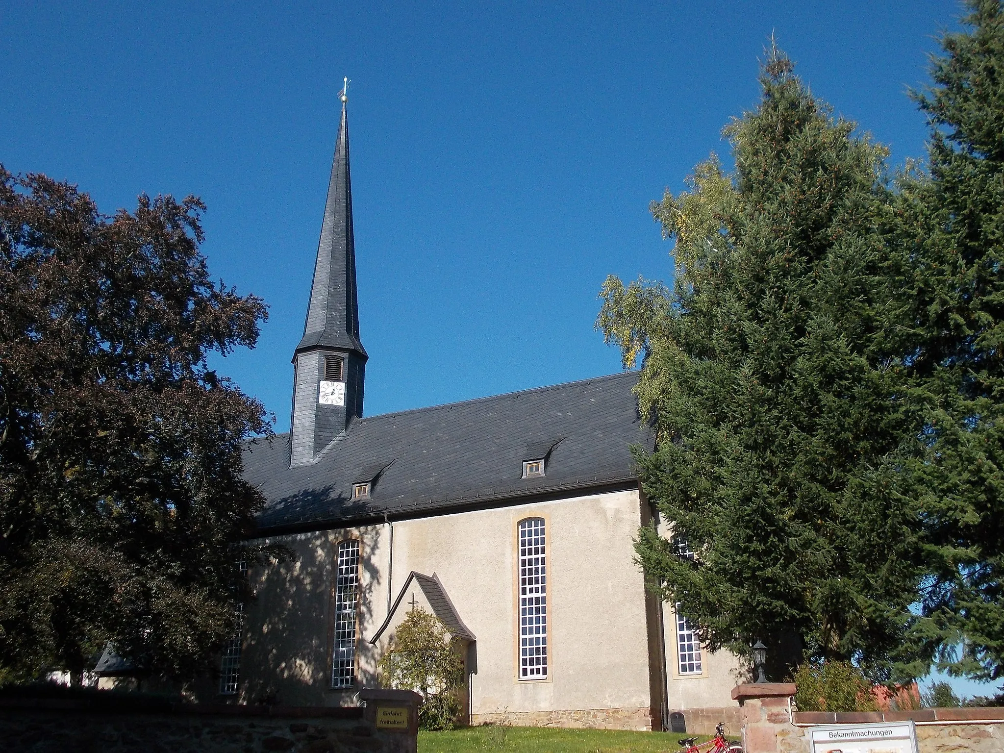 Photo showing: Mühlau church (Mittelsachsen district, Saxony)