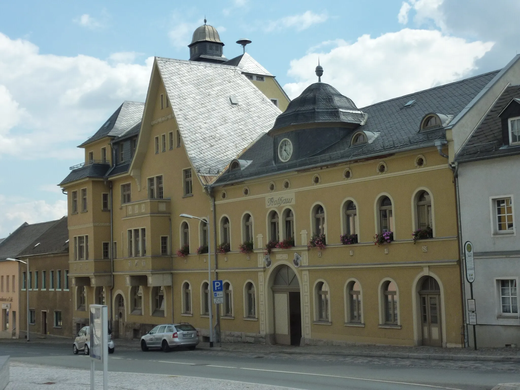 Photo showing: Netzschkau, Vogtland, Germany: town hall