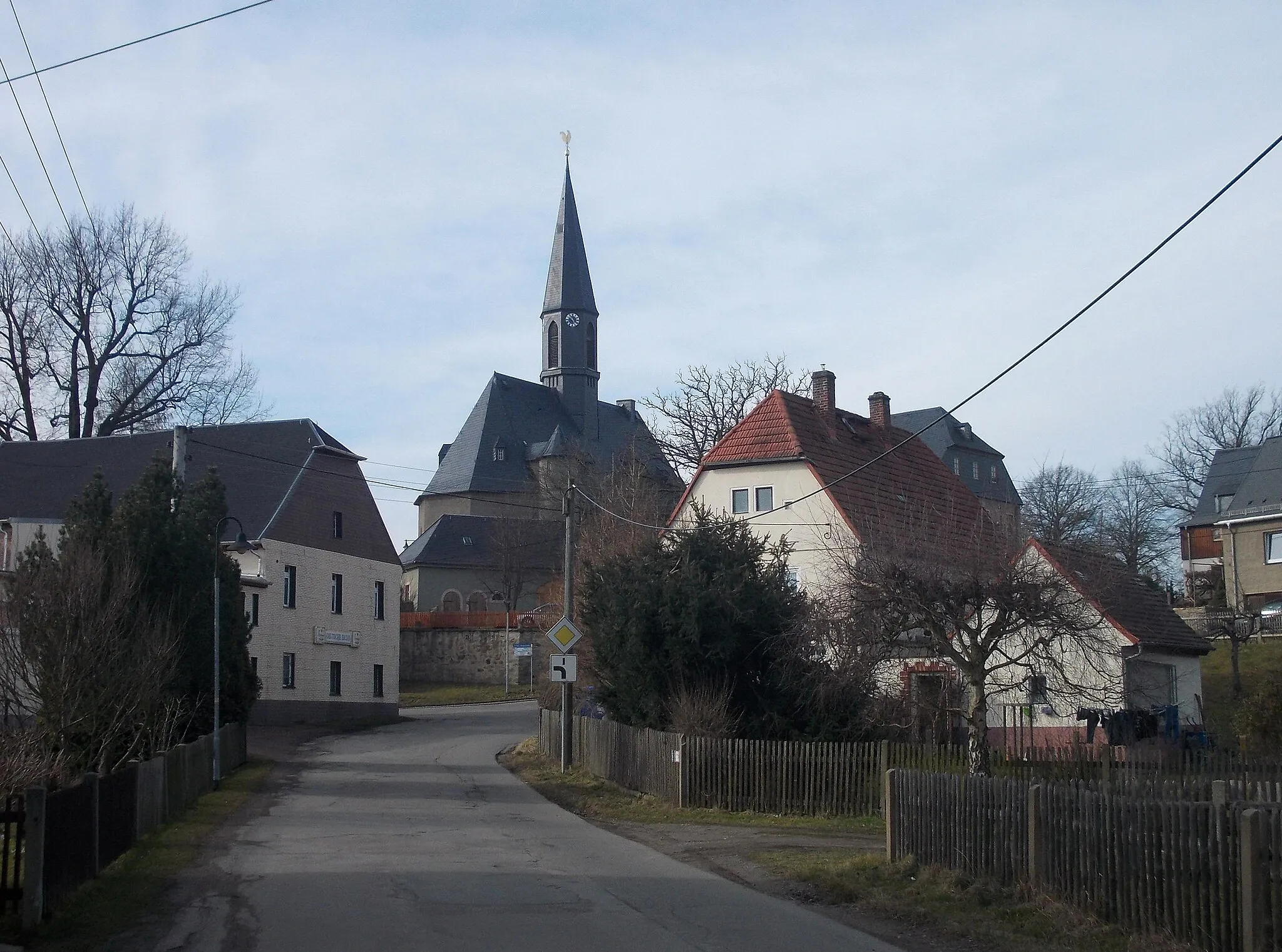 Photo showing: Christ Church in Niederfrohna (Zwickau district, Saxony)