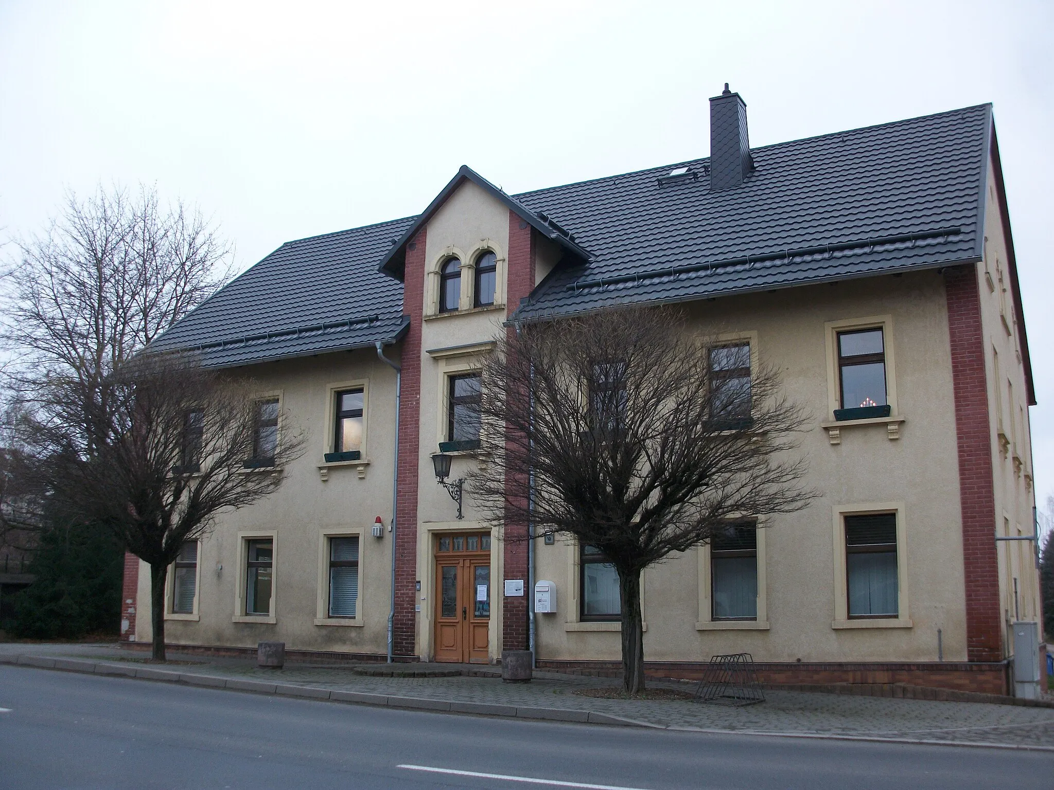 Photo showing: Gemeindeamt Oberschöna
