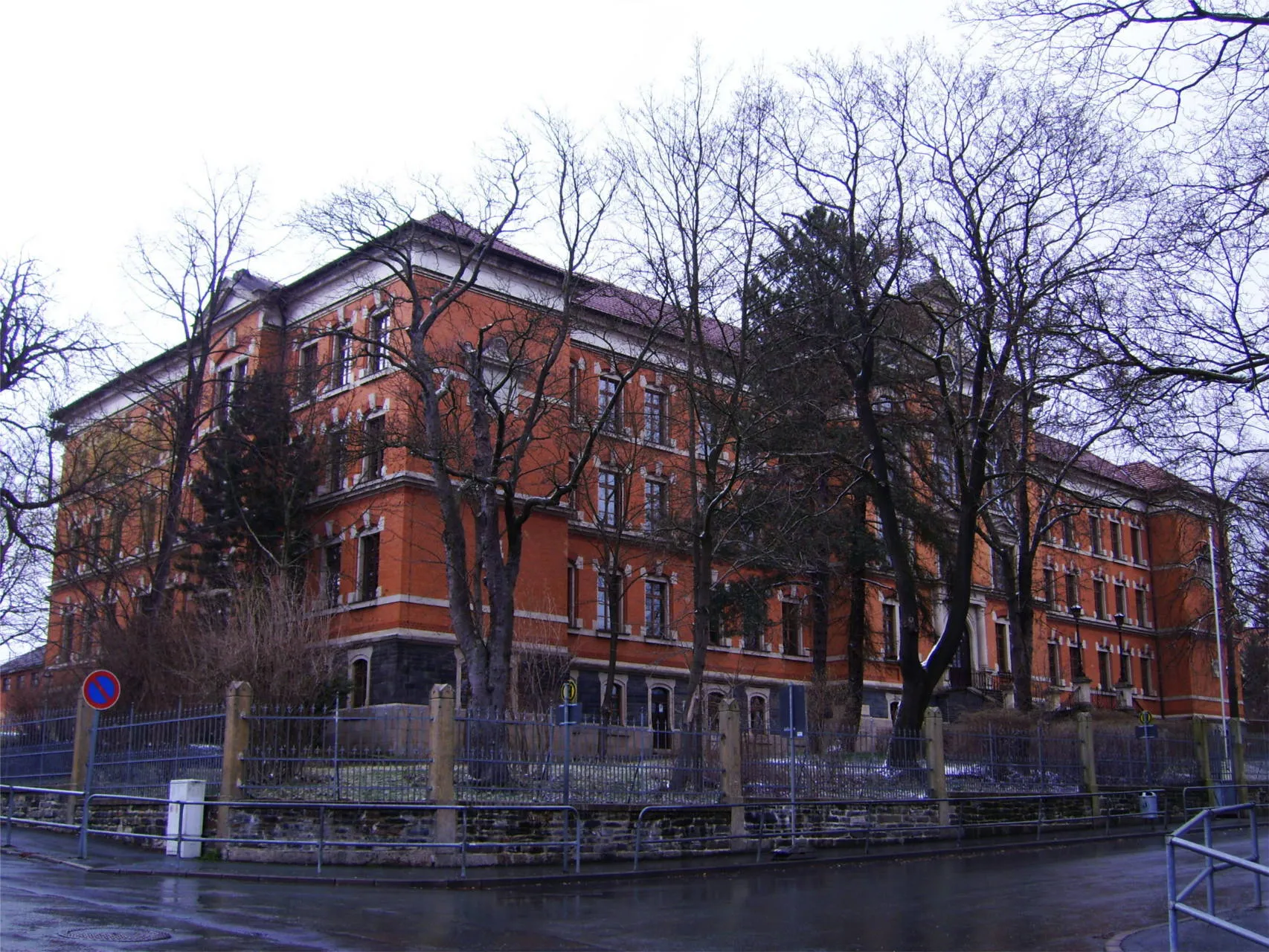 Photo showing: Julius Mosen Gymnasium Oelsnitz