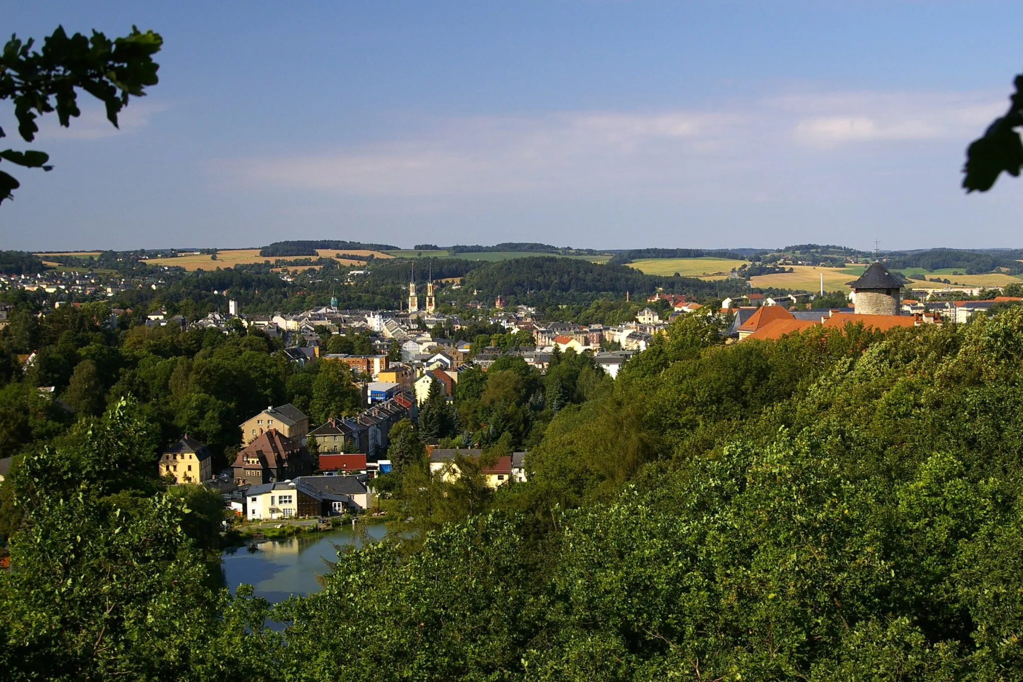 Photo showing: Oelsnitz/V. Ansicht von Osten