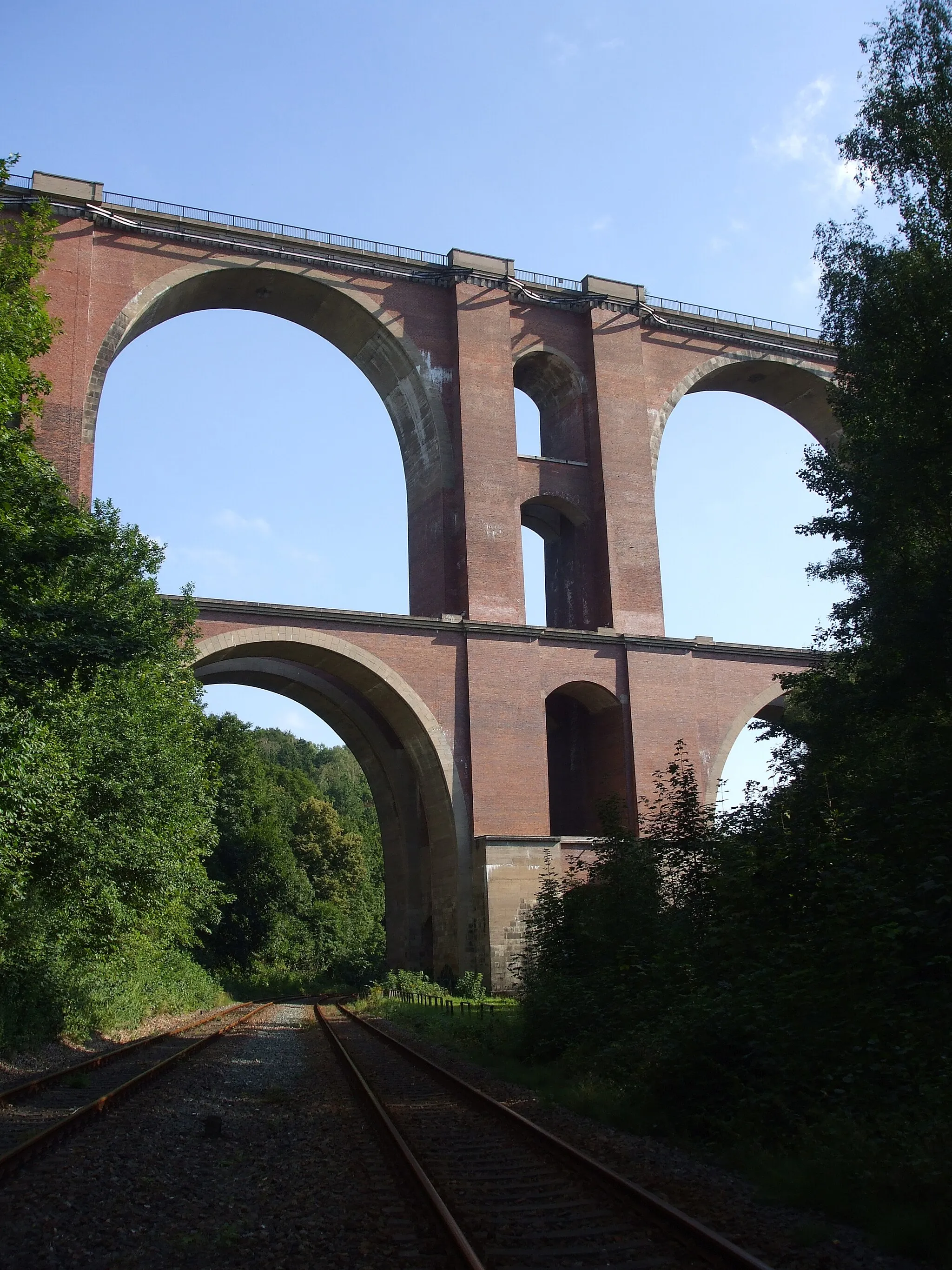 Photo showing: Elstertalbrücke