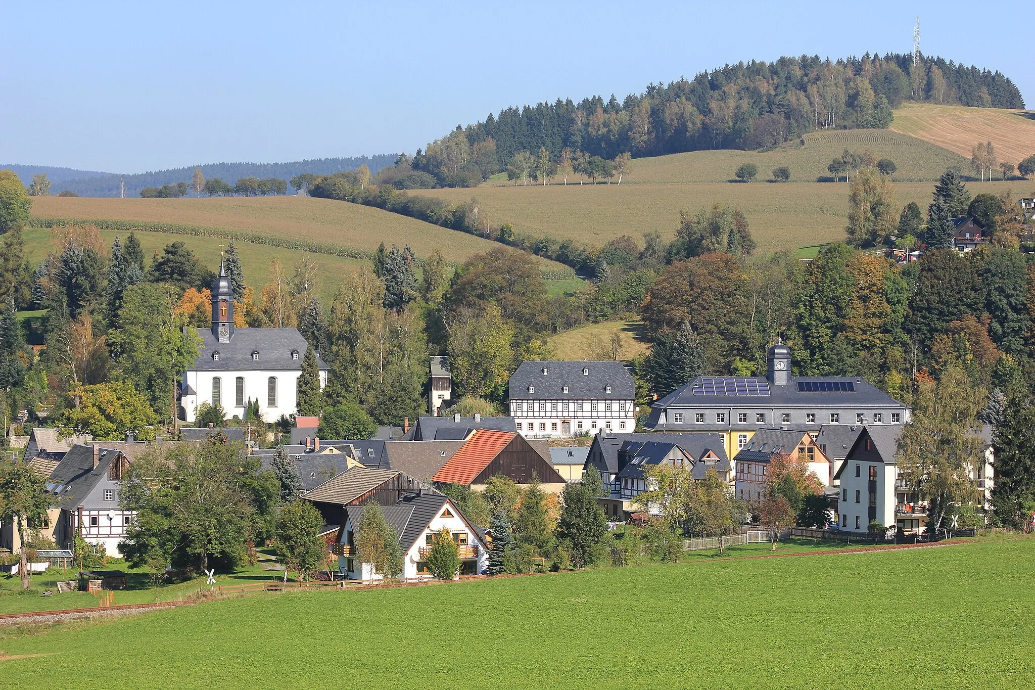 Photo showing: Markersbach. Sachsen. Erzgebirgskreis.